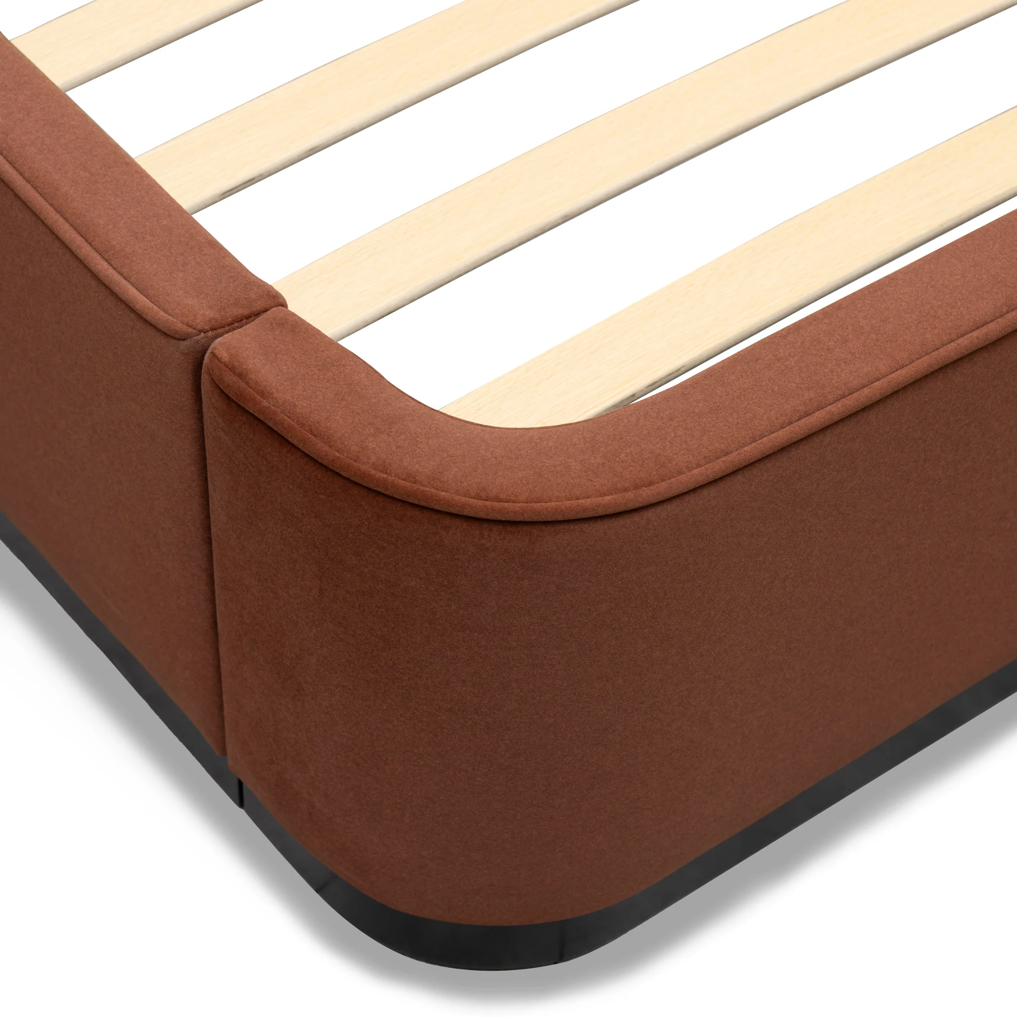 CBD10500-MI Queen Bed Frame - Burnt Maroon - Image 9