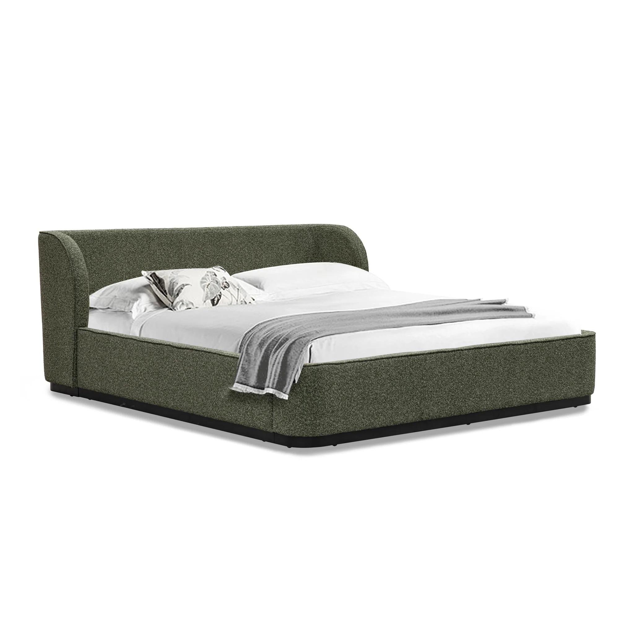 CBD10501-MI King Bed Frame - Hunter Green