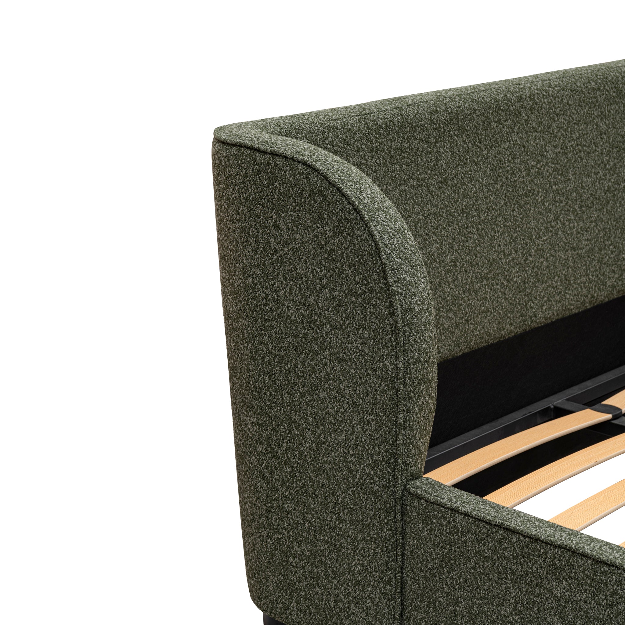 CBD10501-MI King Bed Frame - Hunter Green - Image 8