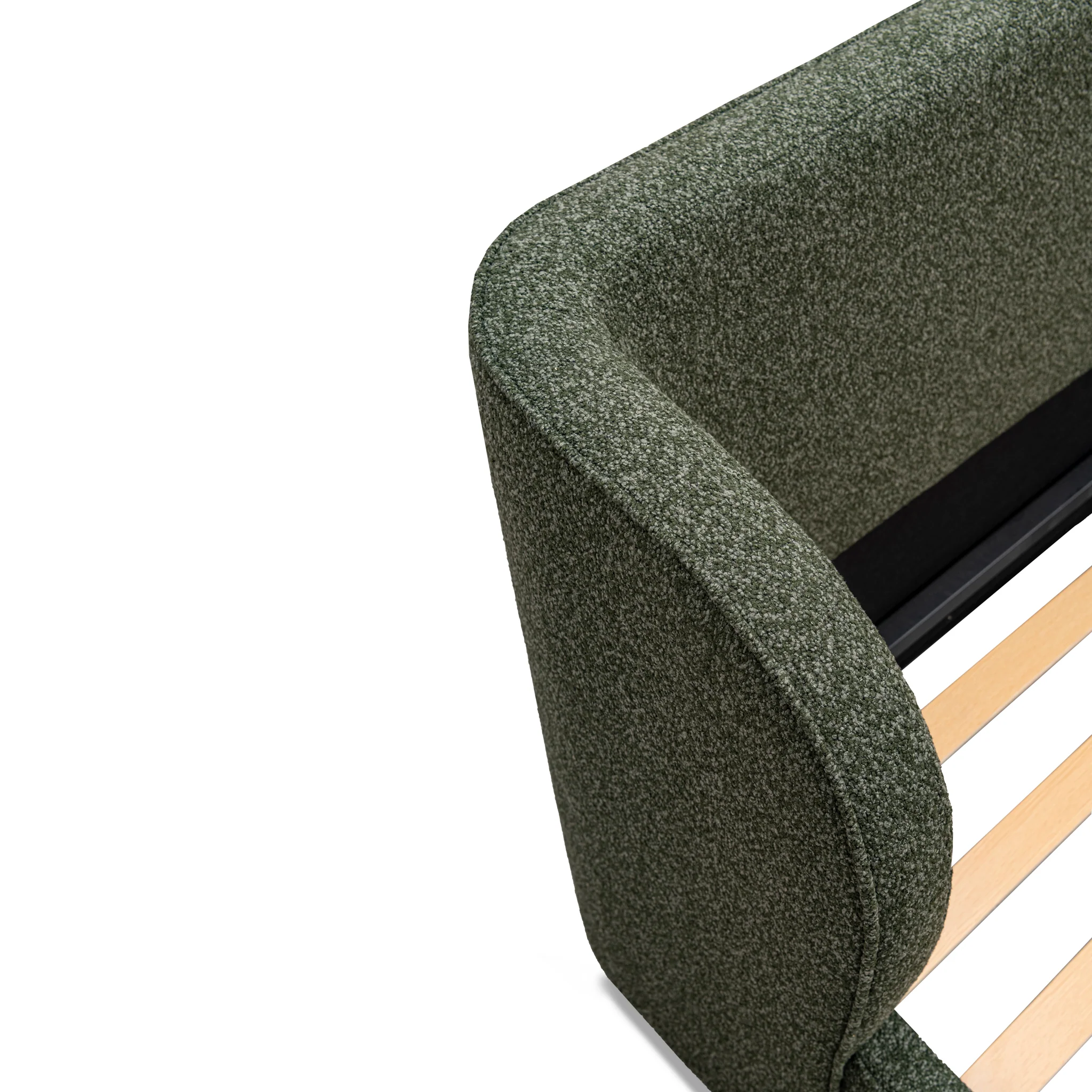 CBD10502-MI Queen Bed Frame - Hunter Green - Image 10