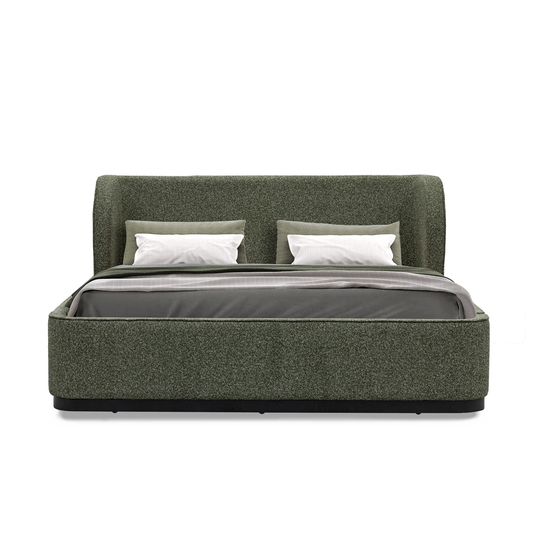 CBD10502-MI Queen Bed Frame - Hunter Green - Image 2