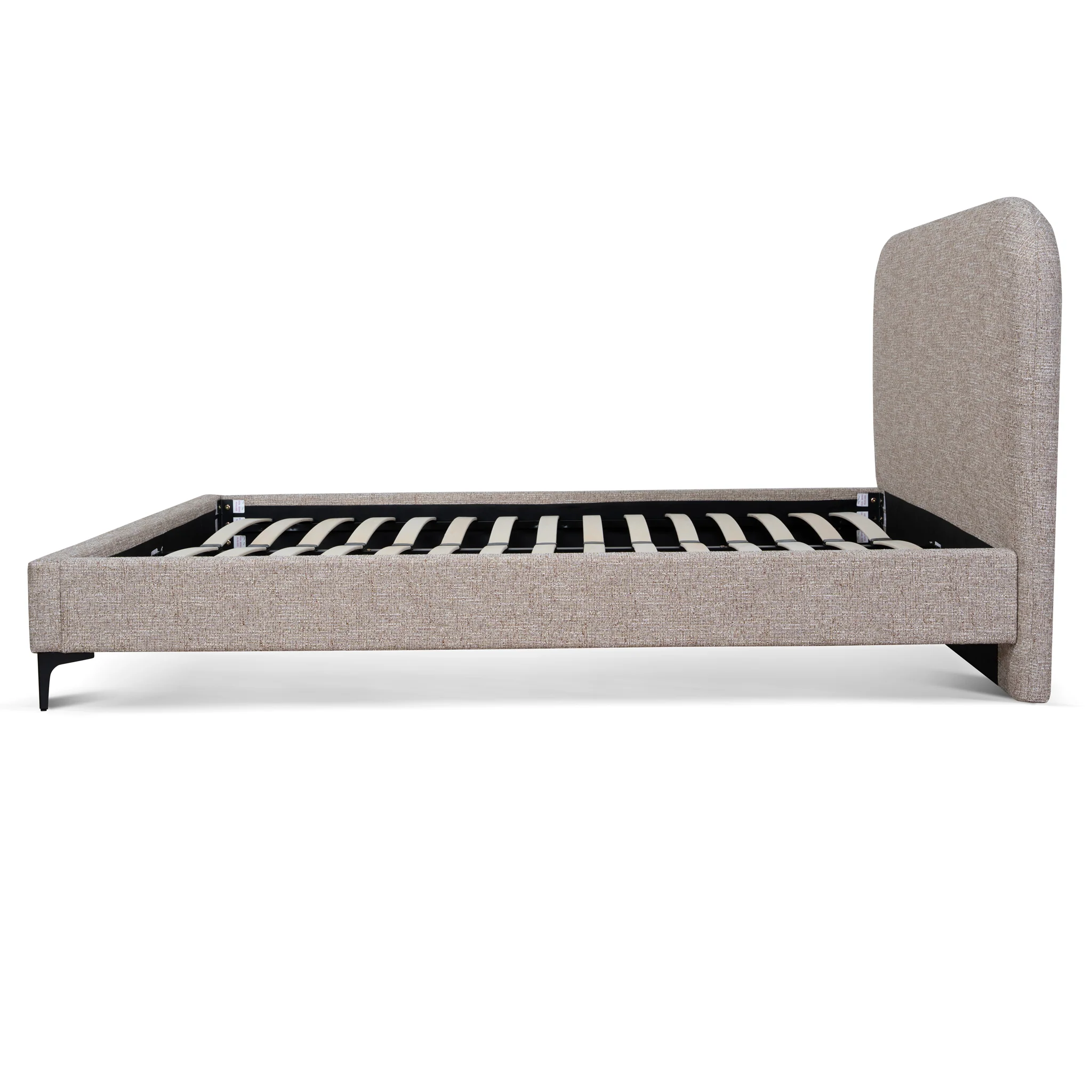 CBD10509-YO Queen Bed Frame - Stonish Beige - Image 4