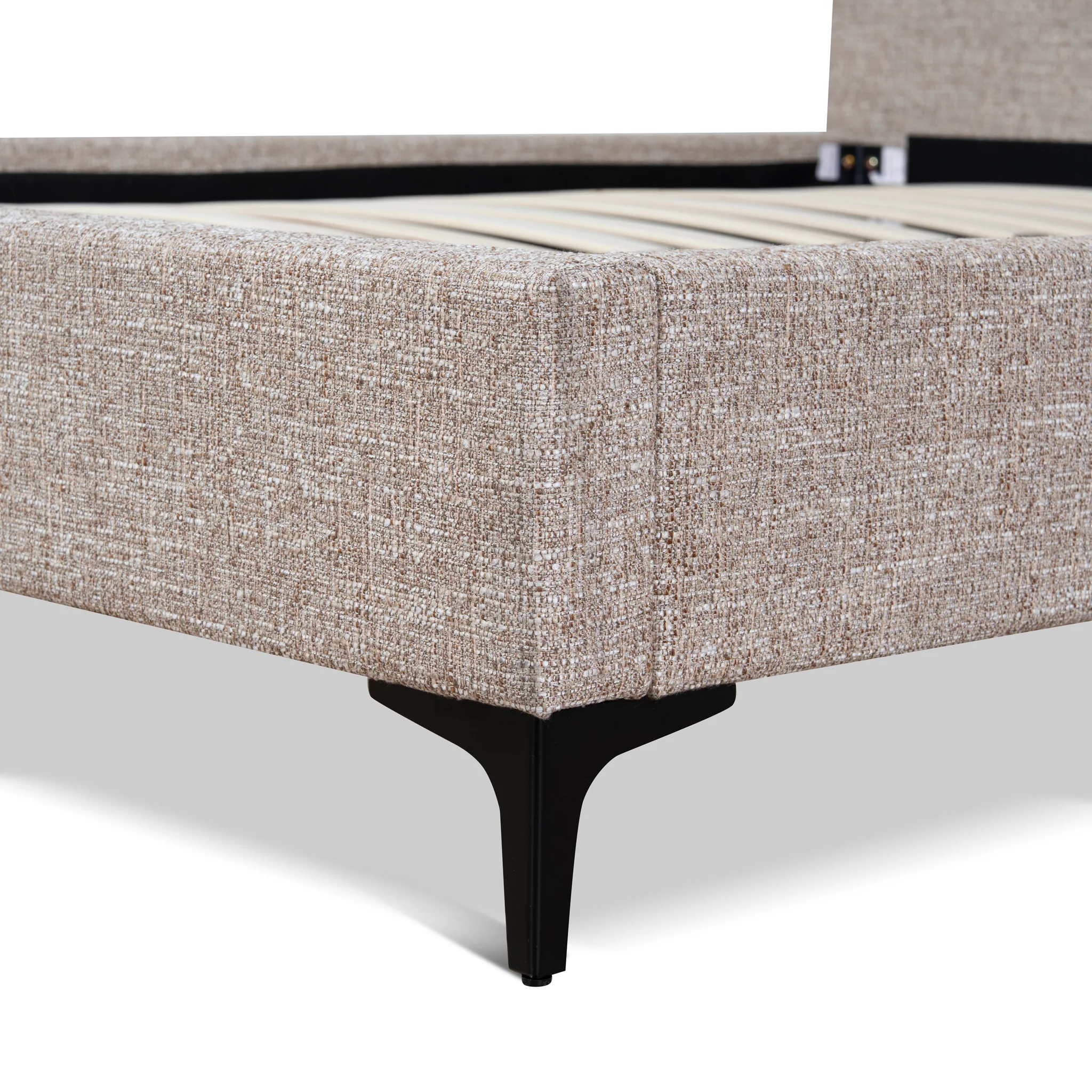 CBD10509-YO Queen Bed Frame - Stonish Beige - Image 6