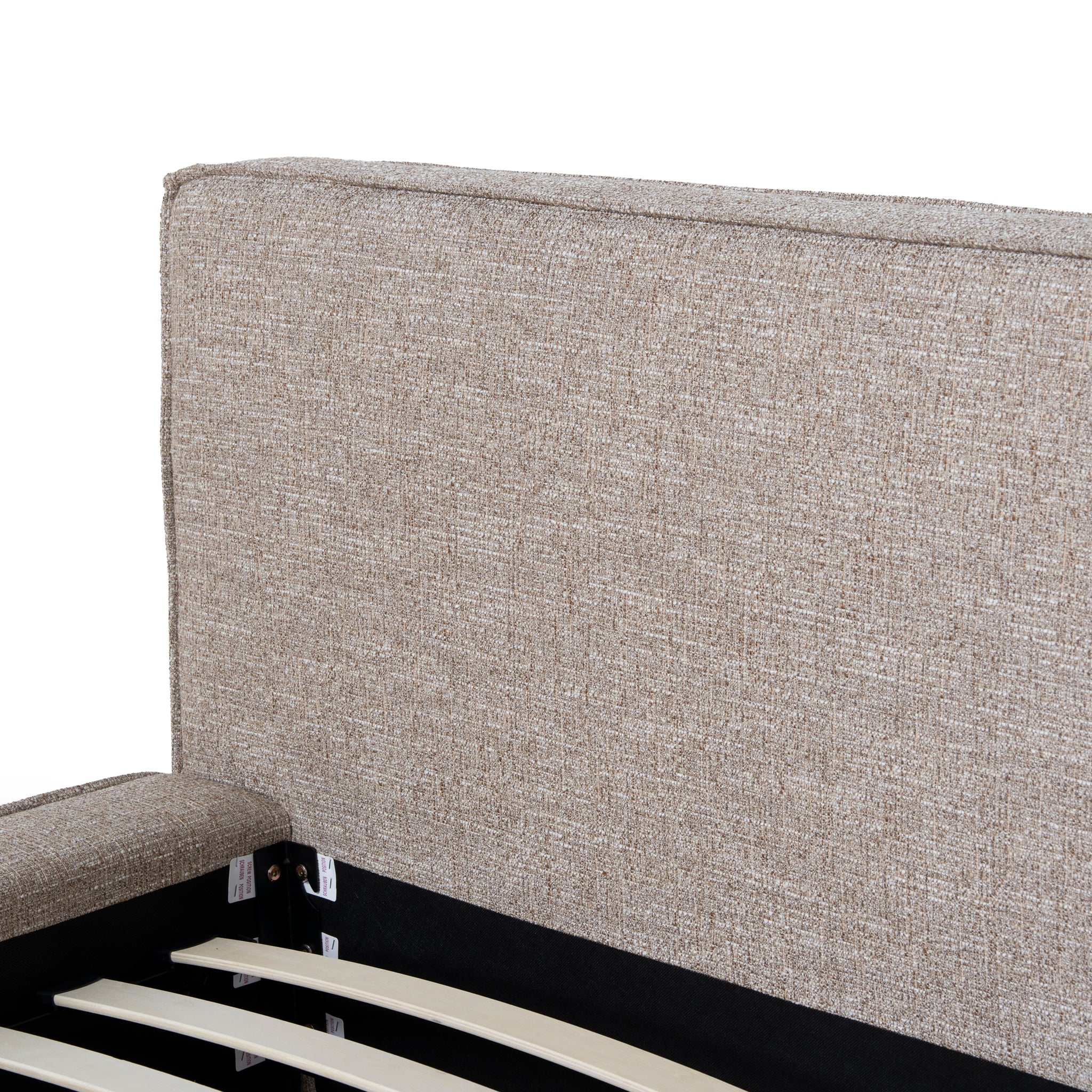 CBD10519-YO Queen Bed Frame - Stonish Beige - Image 7