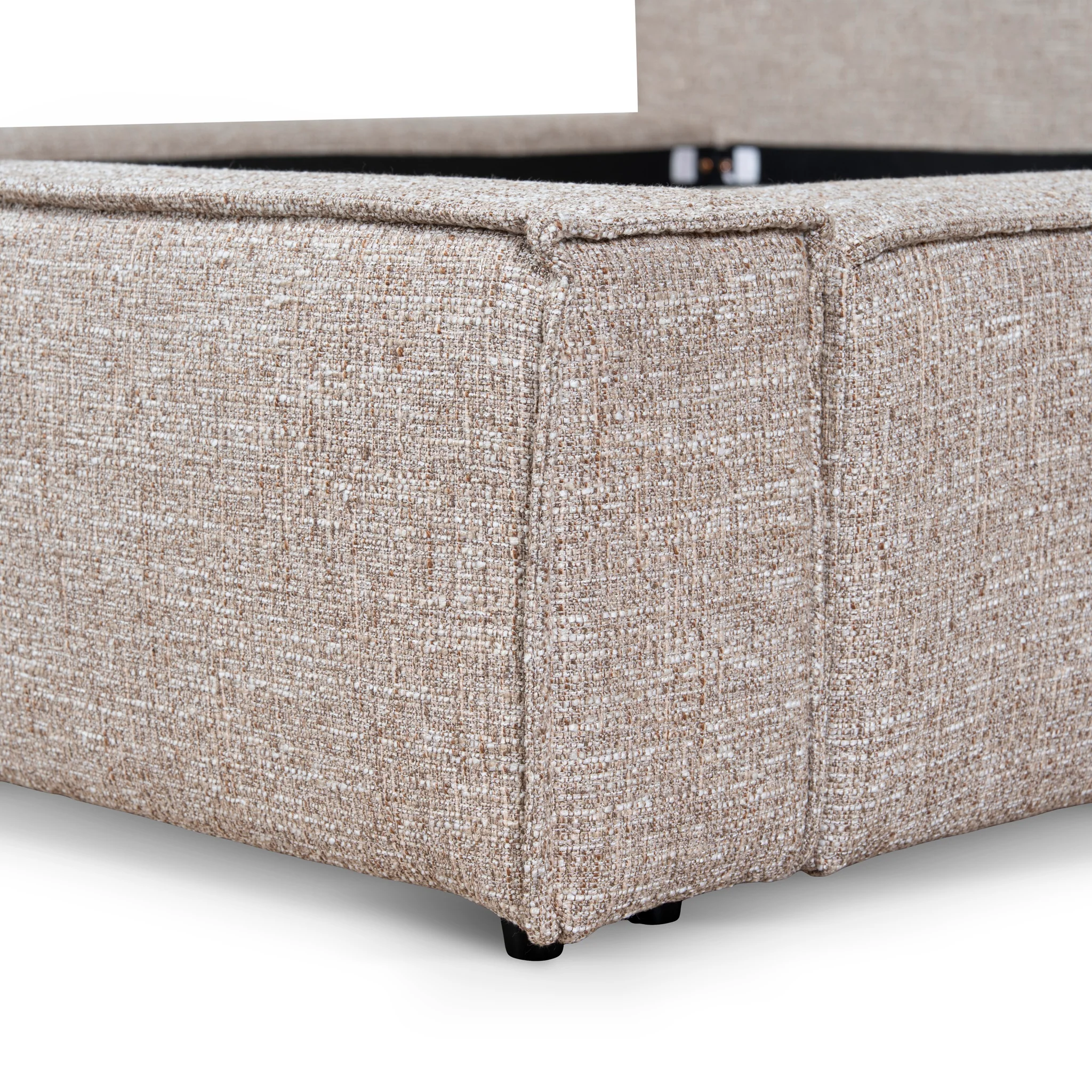 CBD10520-YO Fabric King Bed Frame - Stonish Beige - Image 7