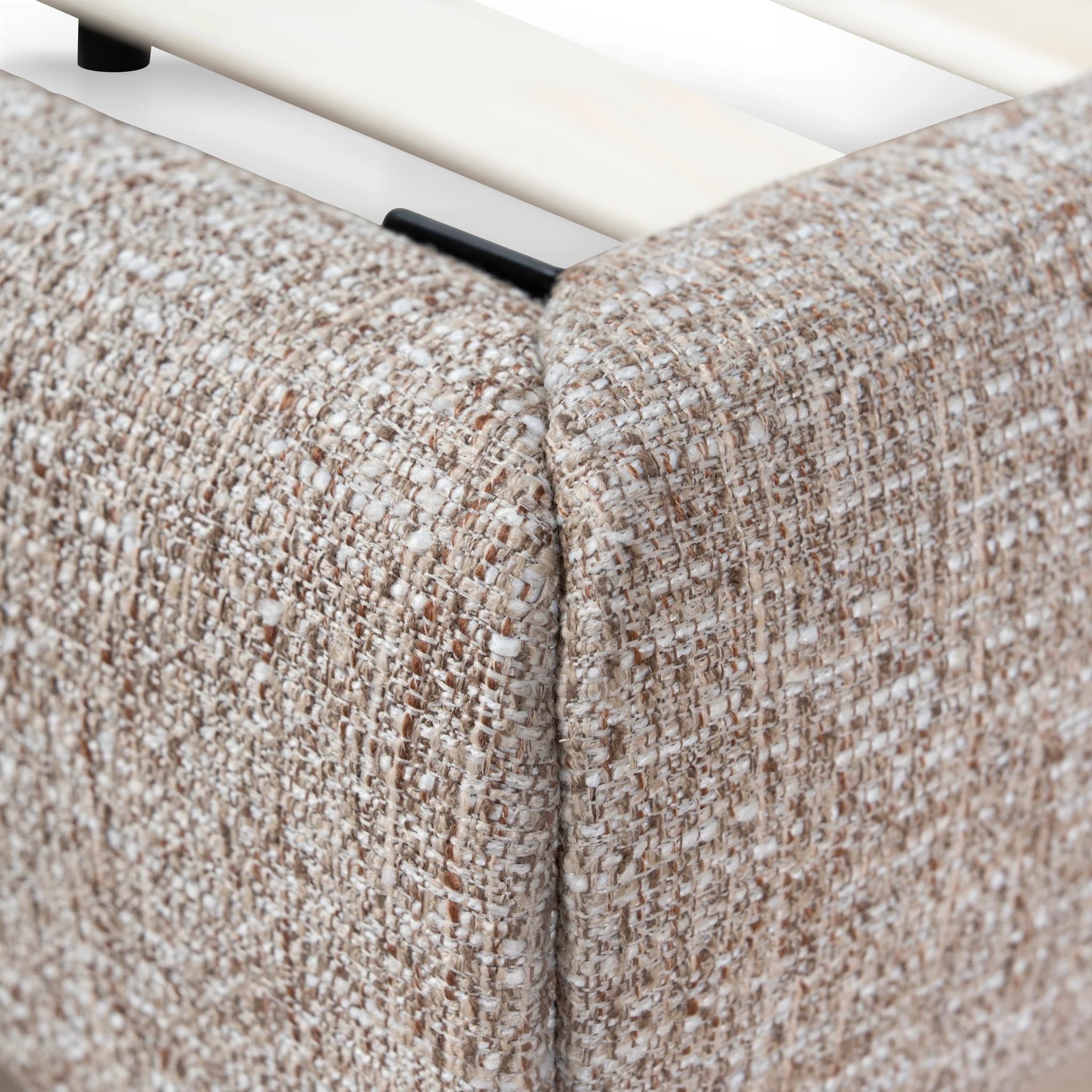 CBD10521-YO Fabric Queen Bed Frame - Stonish Beige - Image 13