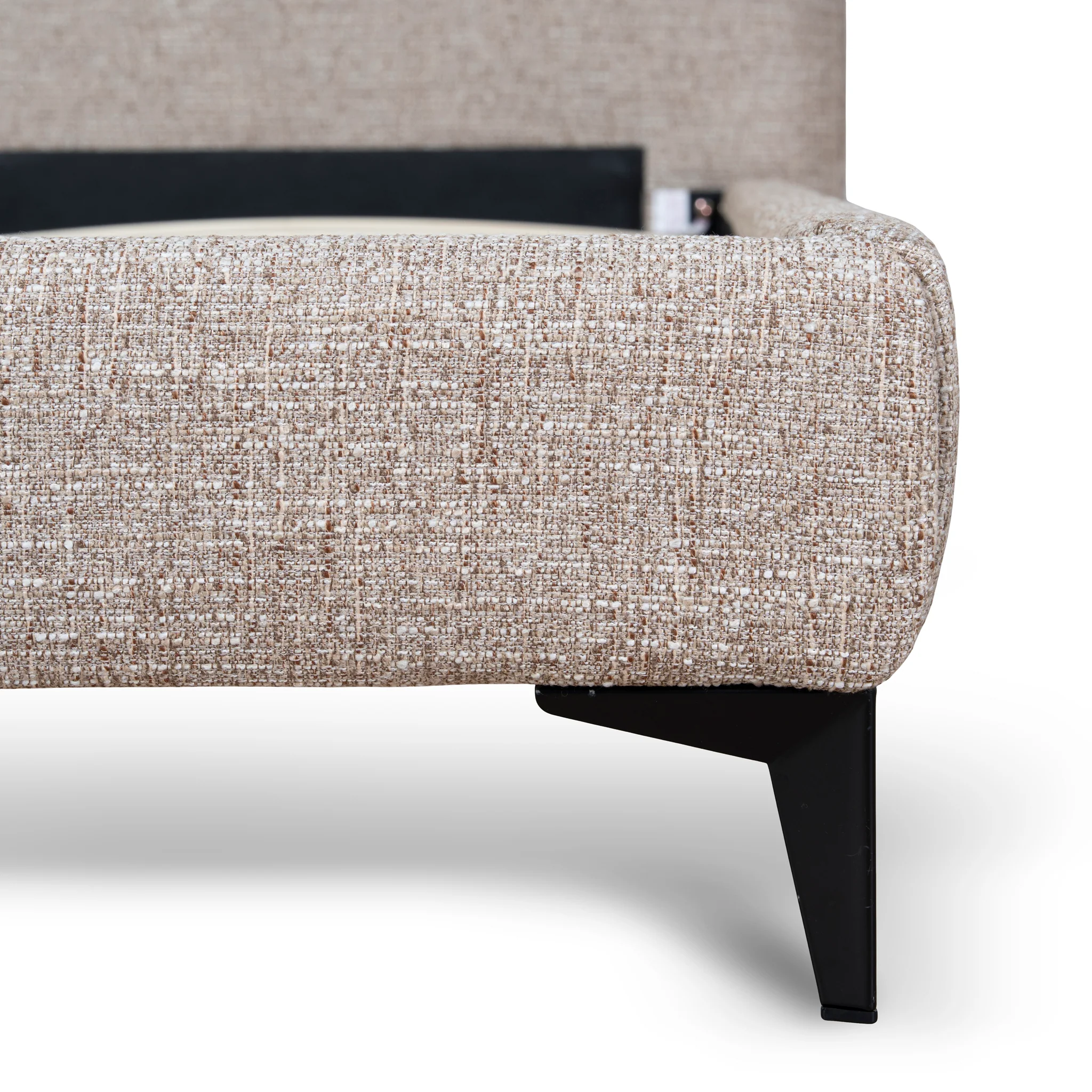 CBD10521-YO Fabric Queen Bed Frame - Stonish Beige - Image 14