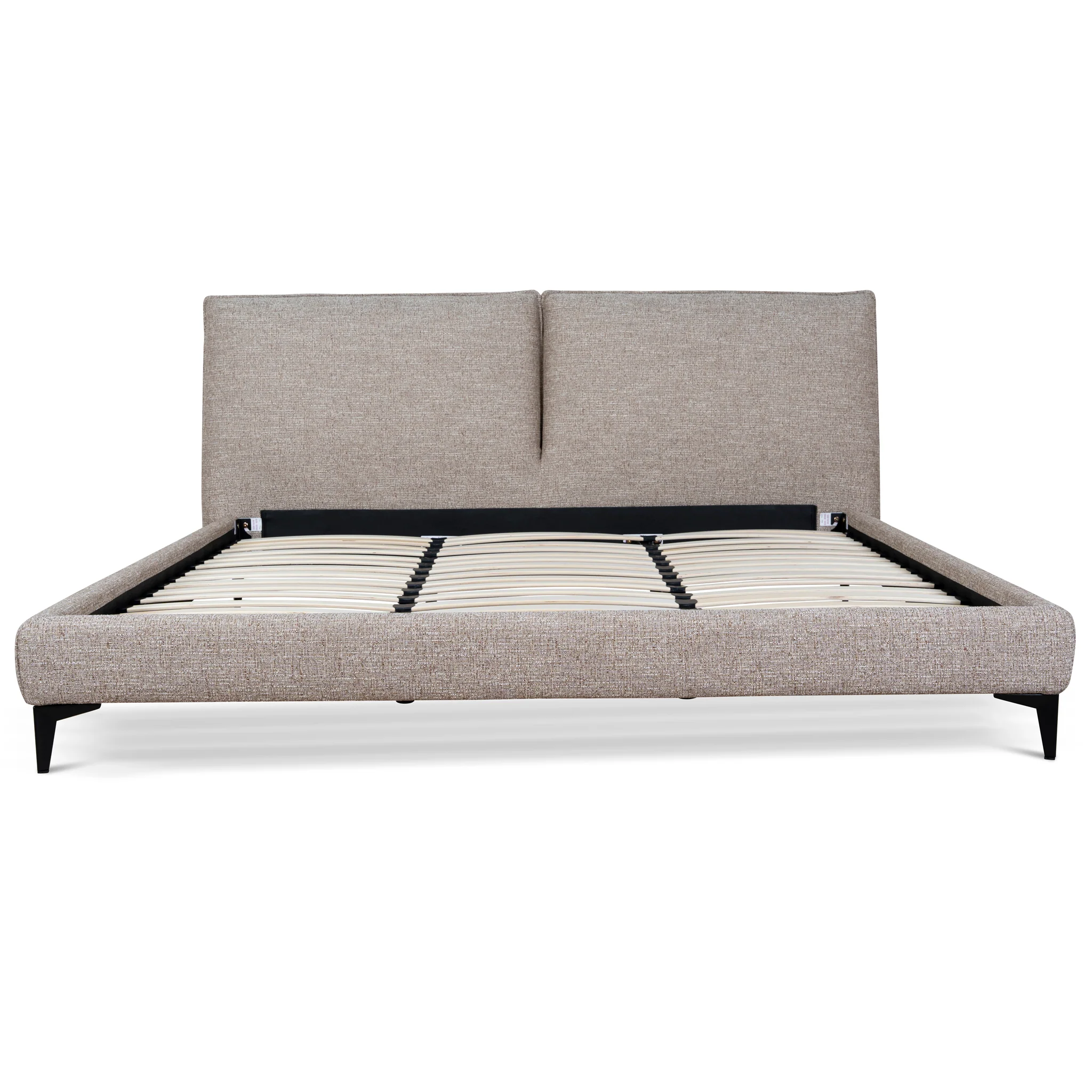 CBD10522-YO Fabric King Bed Frame - Stonish Beige - Image 2