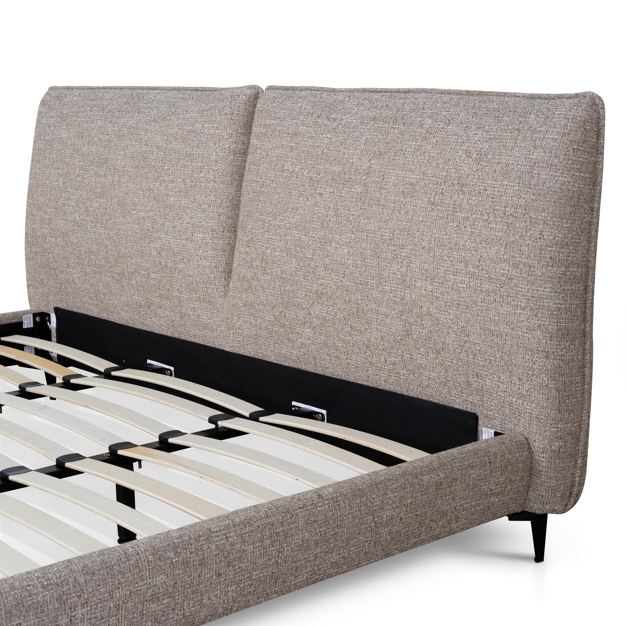 CBD10522-YO Fabric King Bed Frame - Stonish Beige - Image 5