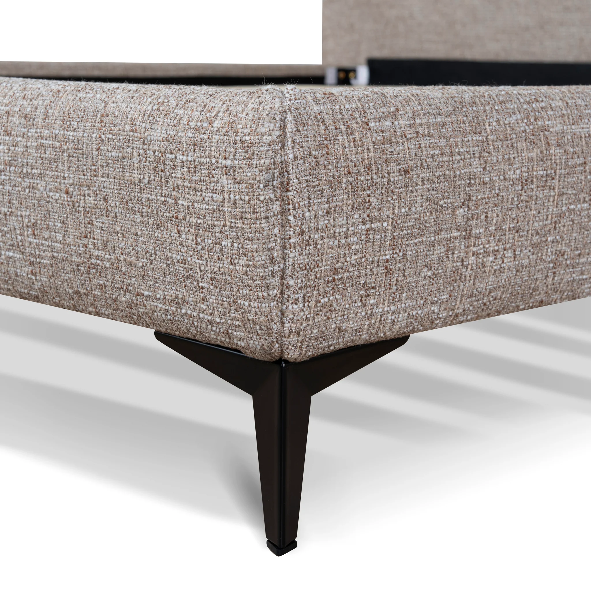 CBD10522-YO Fabric King Bed Frame - Stonish Beige - Image 6