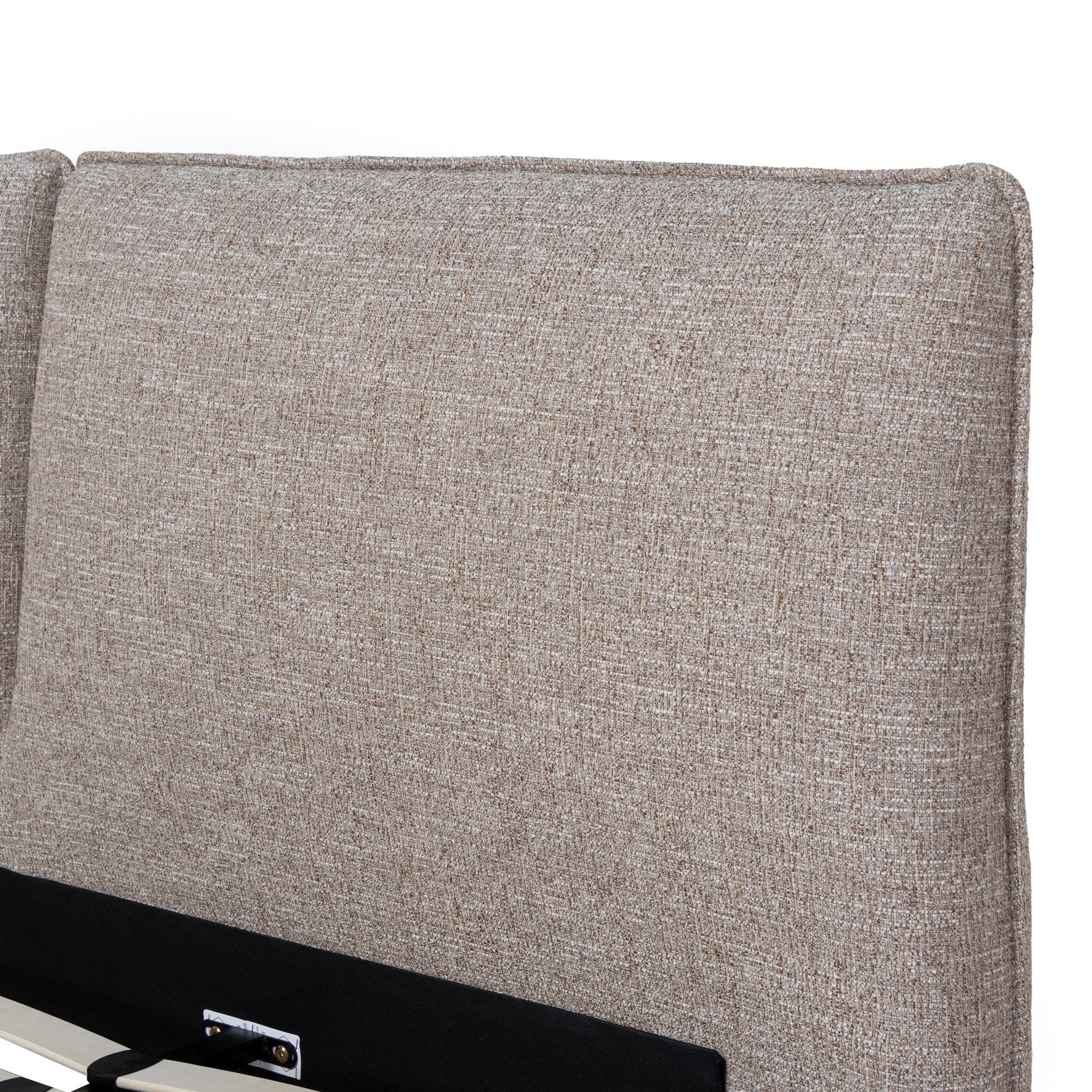CBD10522-YO Fabric King Bed Frame - Stonish Beige - Image 8
