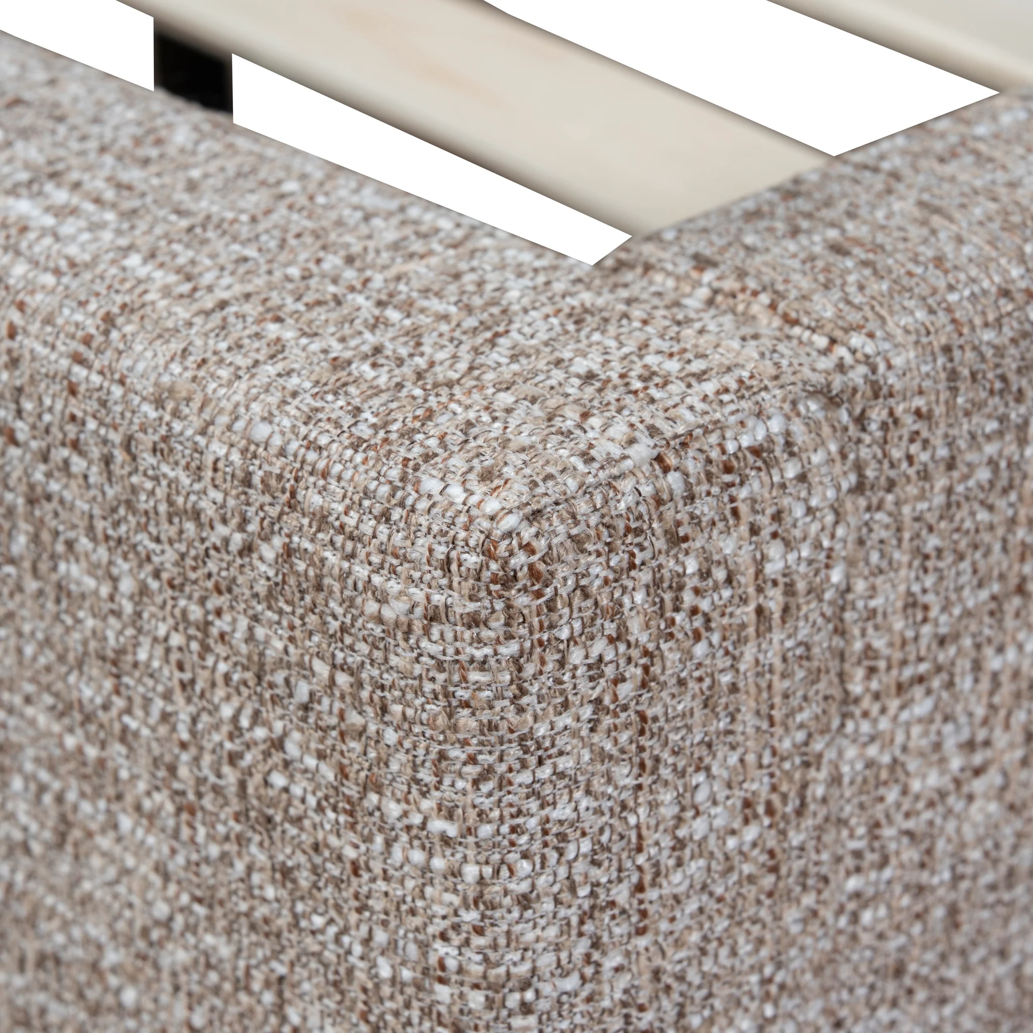 CBD10523-YO Fabric Queen Bed Frame - Stonish Beige - Image 12