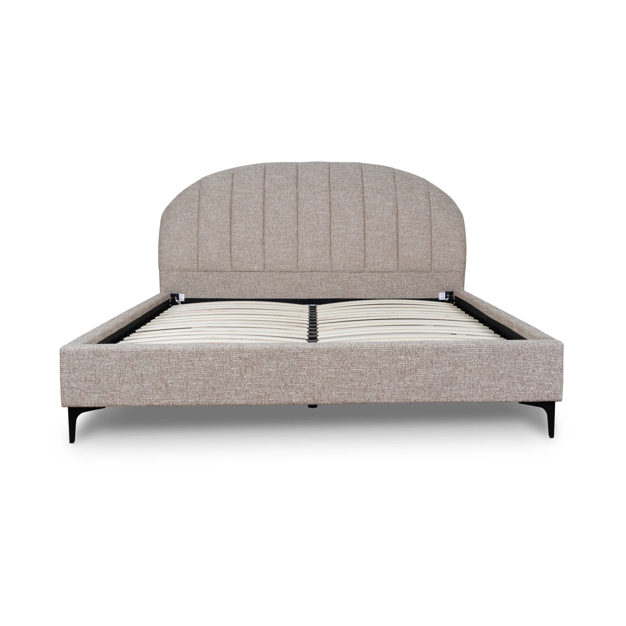 CBD10523-YO Fabric Queen Bed Frame - Stonish Beige - Image 2