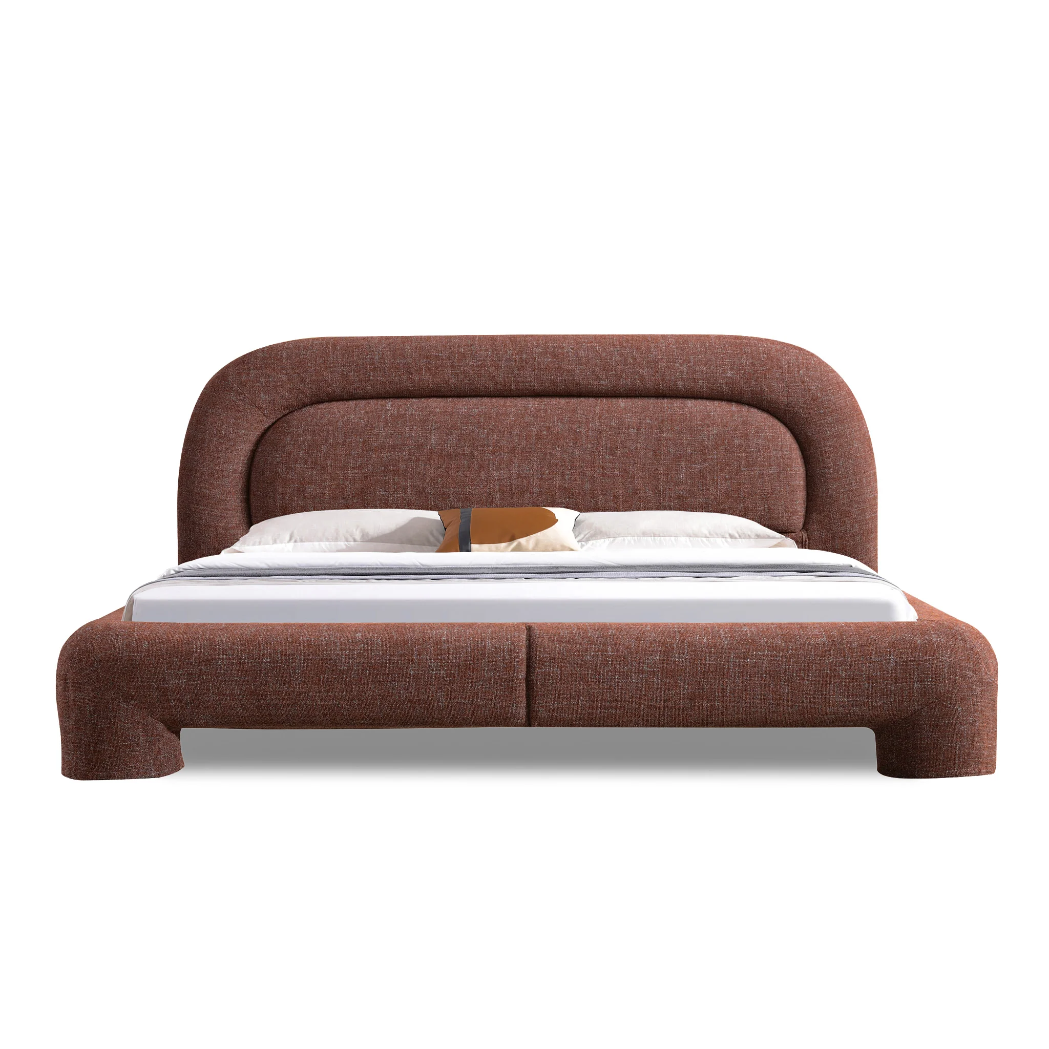 CBD12389-YO Queen Bed - Moss Brown - Image 2