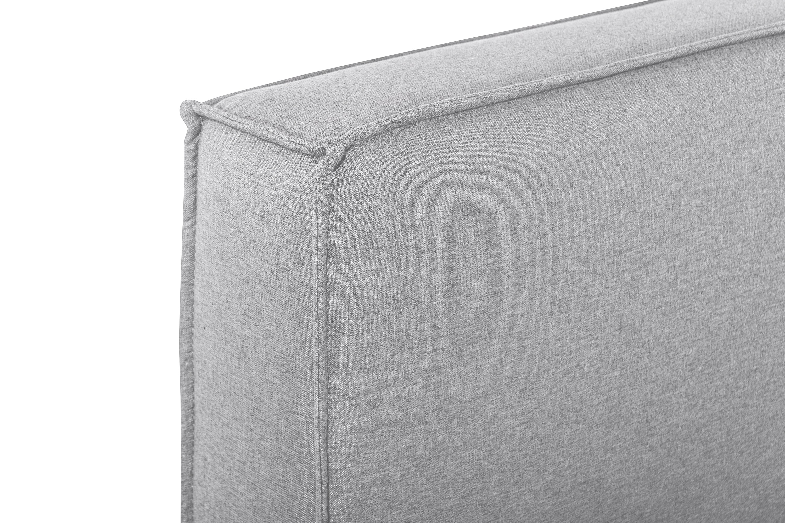 CBD2999-YO - King Bed Frame - Pearl Grey Fabric - Image 7