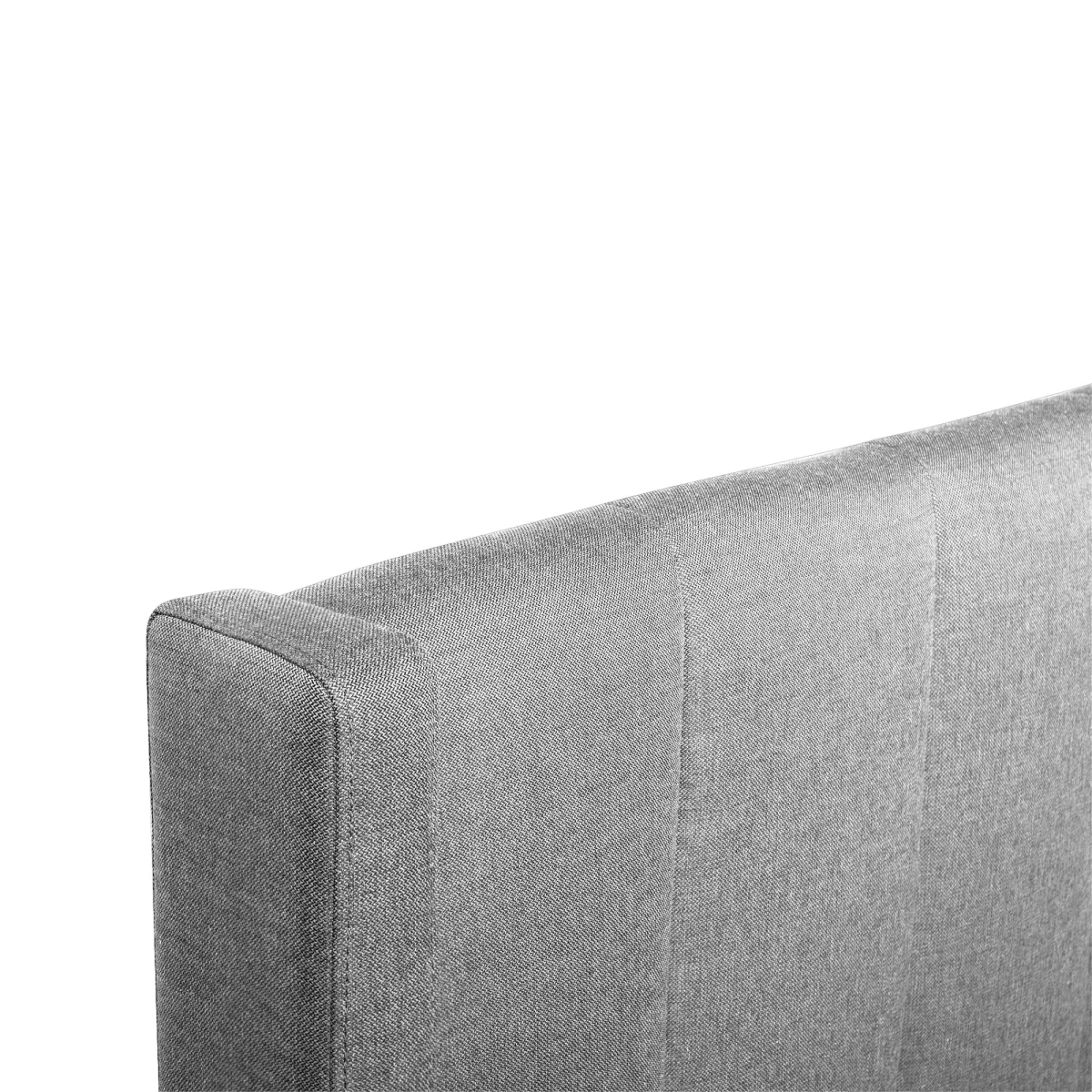 CBD6018-YO Fabric Queen Bed Frame - Pearl Grey with Storage - Image 6