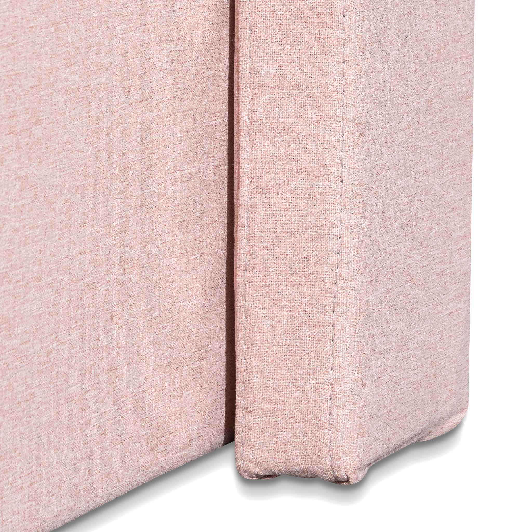 CBD6357-YO Fabric King Bed - Blush Pink with Storage - Image 8
