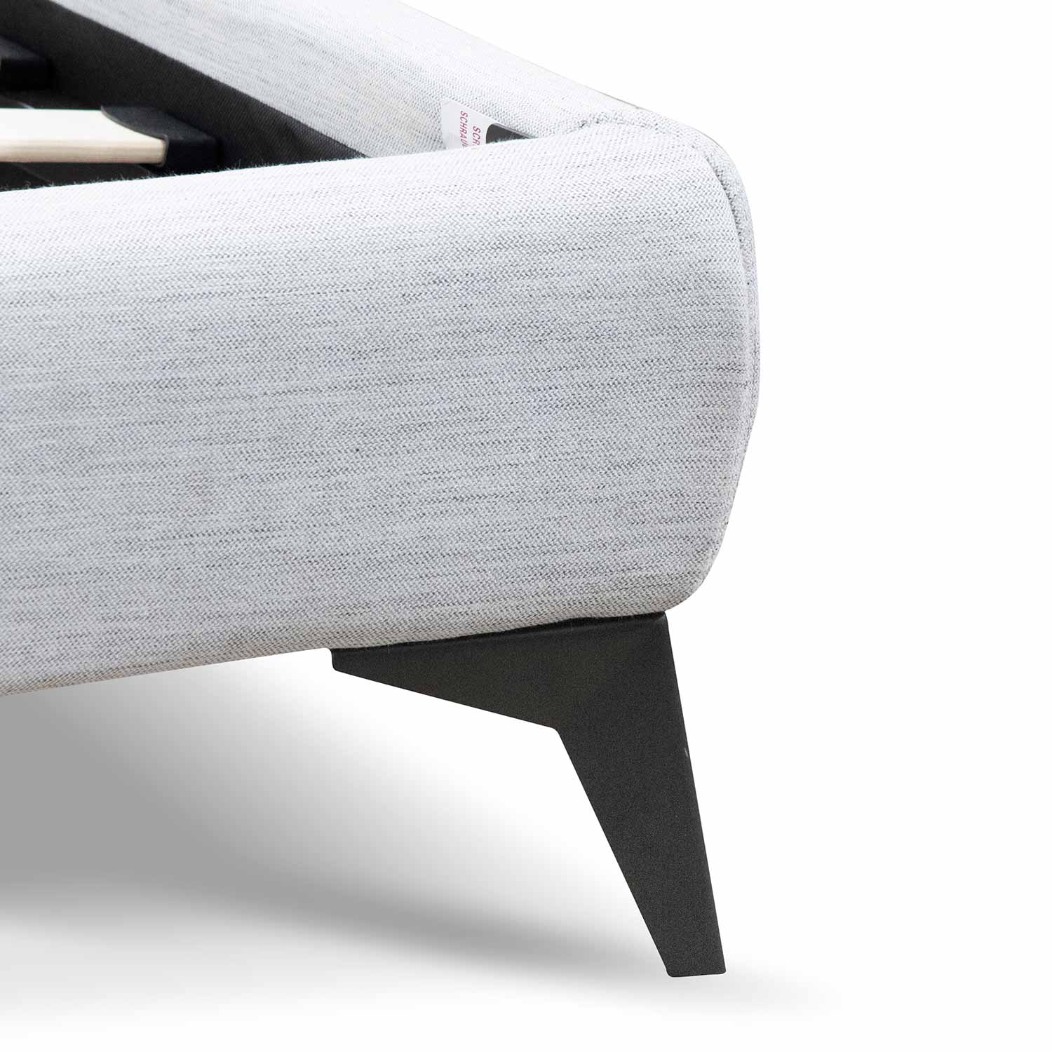 CBD6636-YO Fabric Queen Bed - Pearl Grey - Image 13