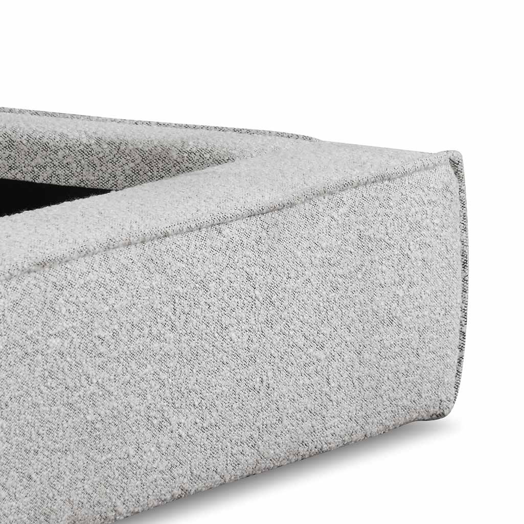 CBD6899-YO Queen Sized Bed Frame - Cloudy Pepper Boucle - Image 9