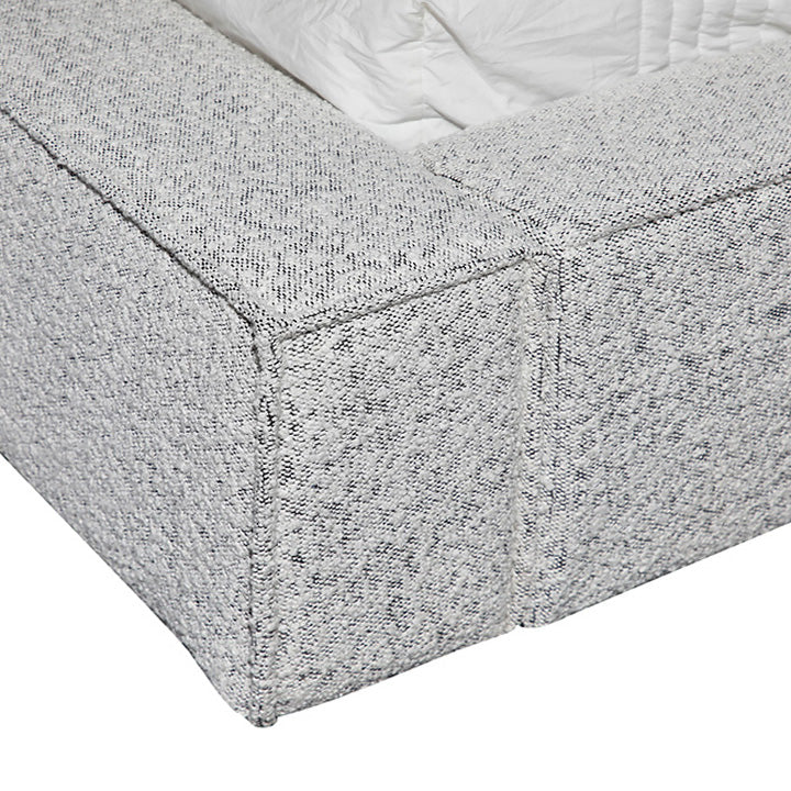 CBD6900-YO King Sized Bed Frame - Cloudy Pepper Boucle - Image 11