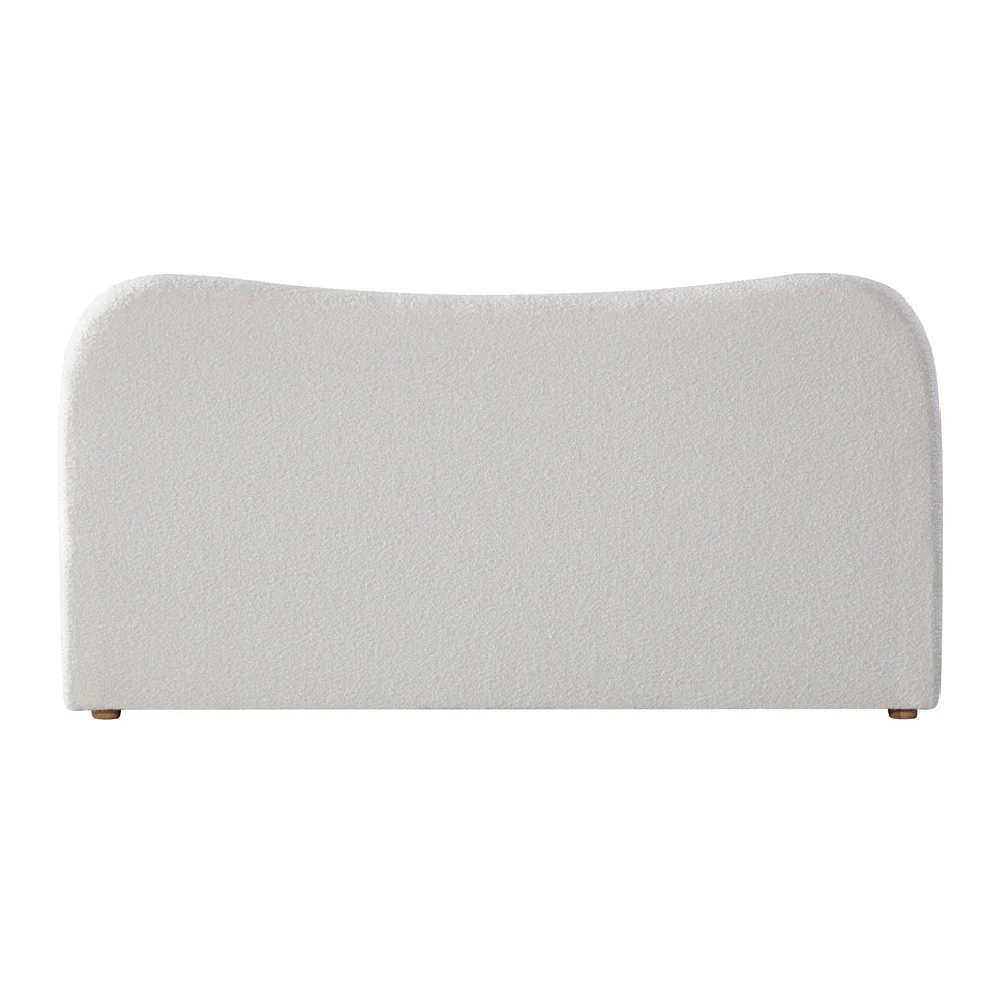 CBD8149-YO King Bed Frame - Cream White Boucle - Image 13
