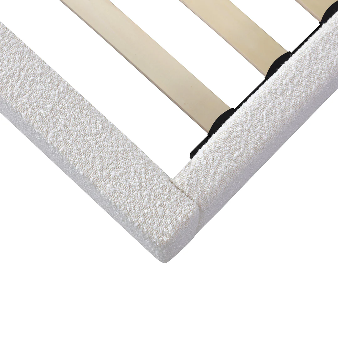 CBD8186-YO Queen Bed Frame - Cream White - Image 10