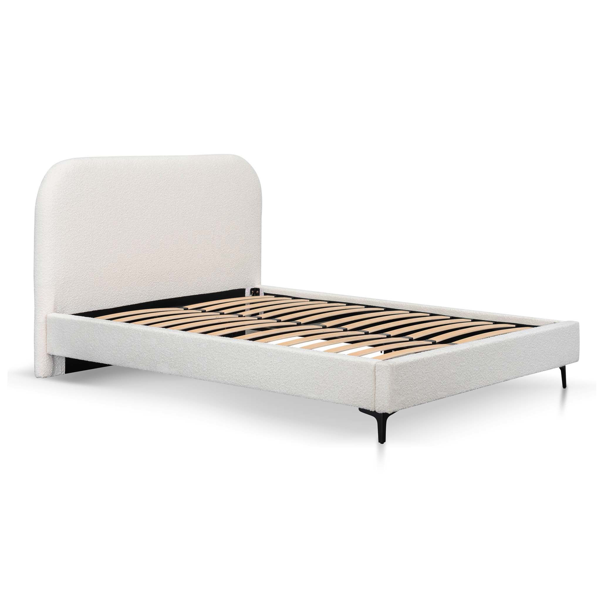 CBD8187-YO King Bed Frame - Cream White - Image 3