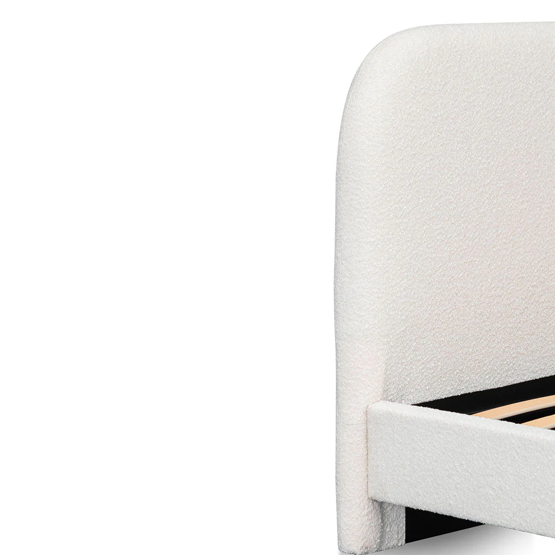 CBD8187-YO King Bed Frame - Cream White - Image 6