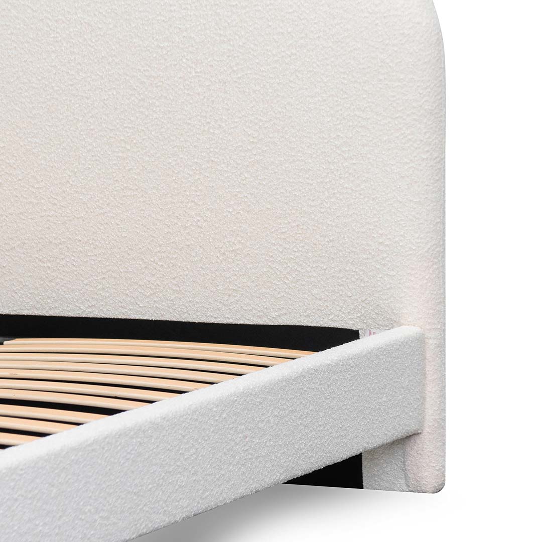 CBD8187-YO King Bed Frame - Cream White - Image 7