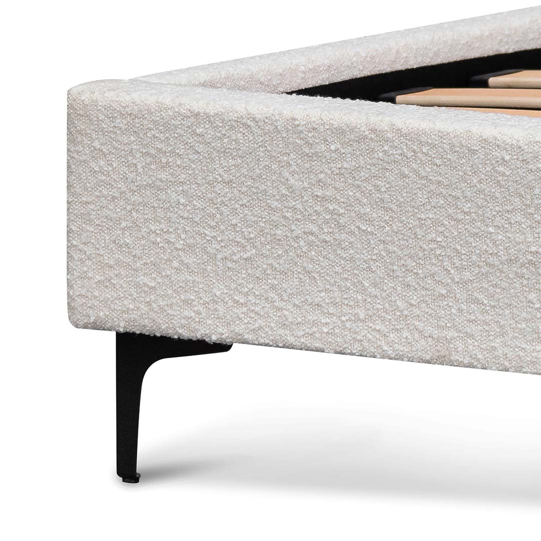 CBD8187-YO King Bed Frame - Cream White - Image 8