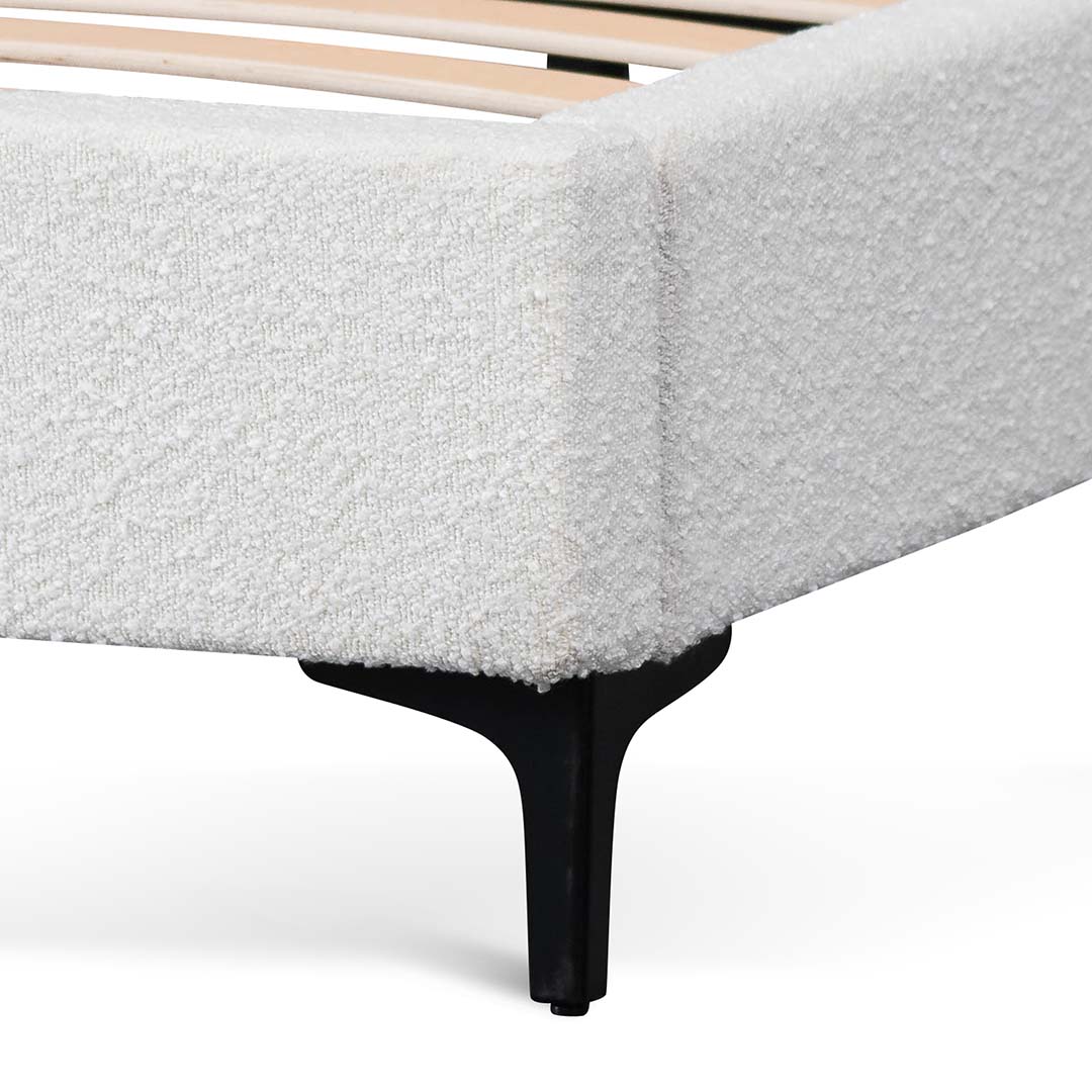 CBD8187-YO King Bed Frame - Cream White - Image 9