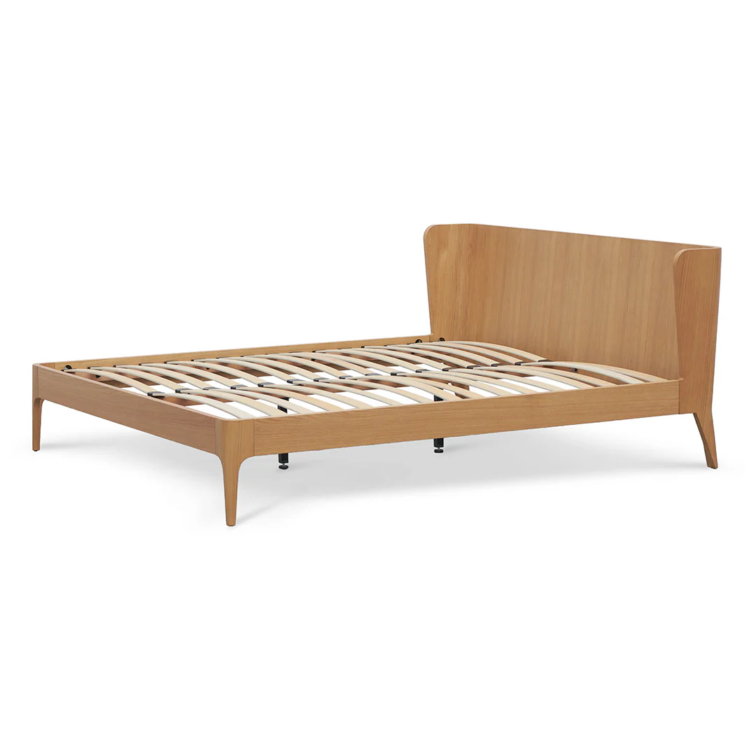 CBD8241-CN Queen Bed Frame - Natural Oak - Image 3