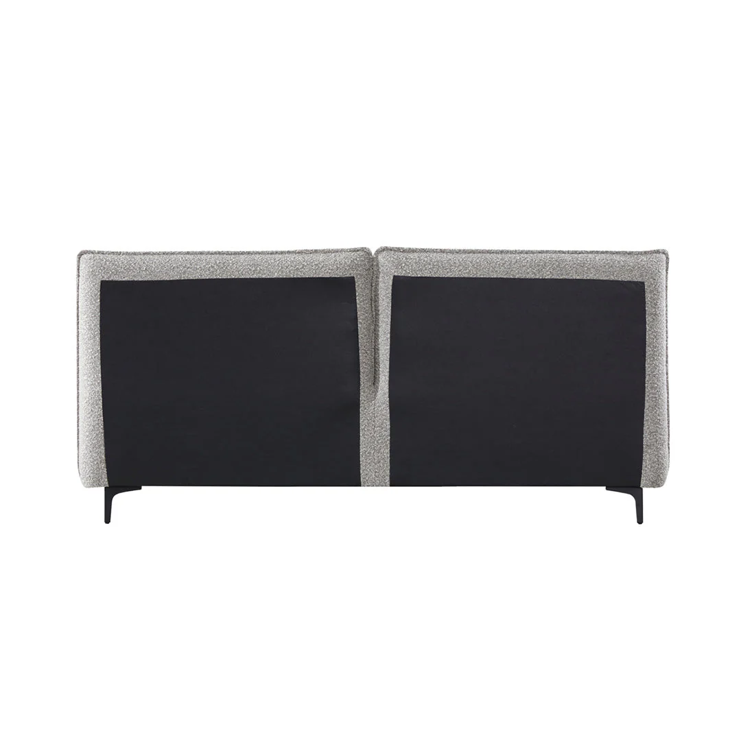 CBD8365-YO Fabric Queen Bed Frame - Olive Brown Boucle - Image 15