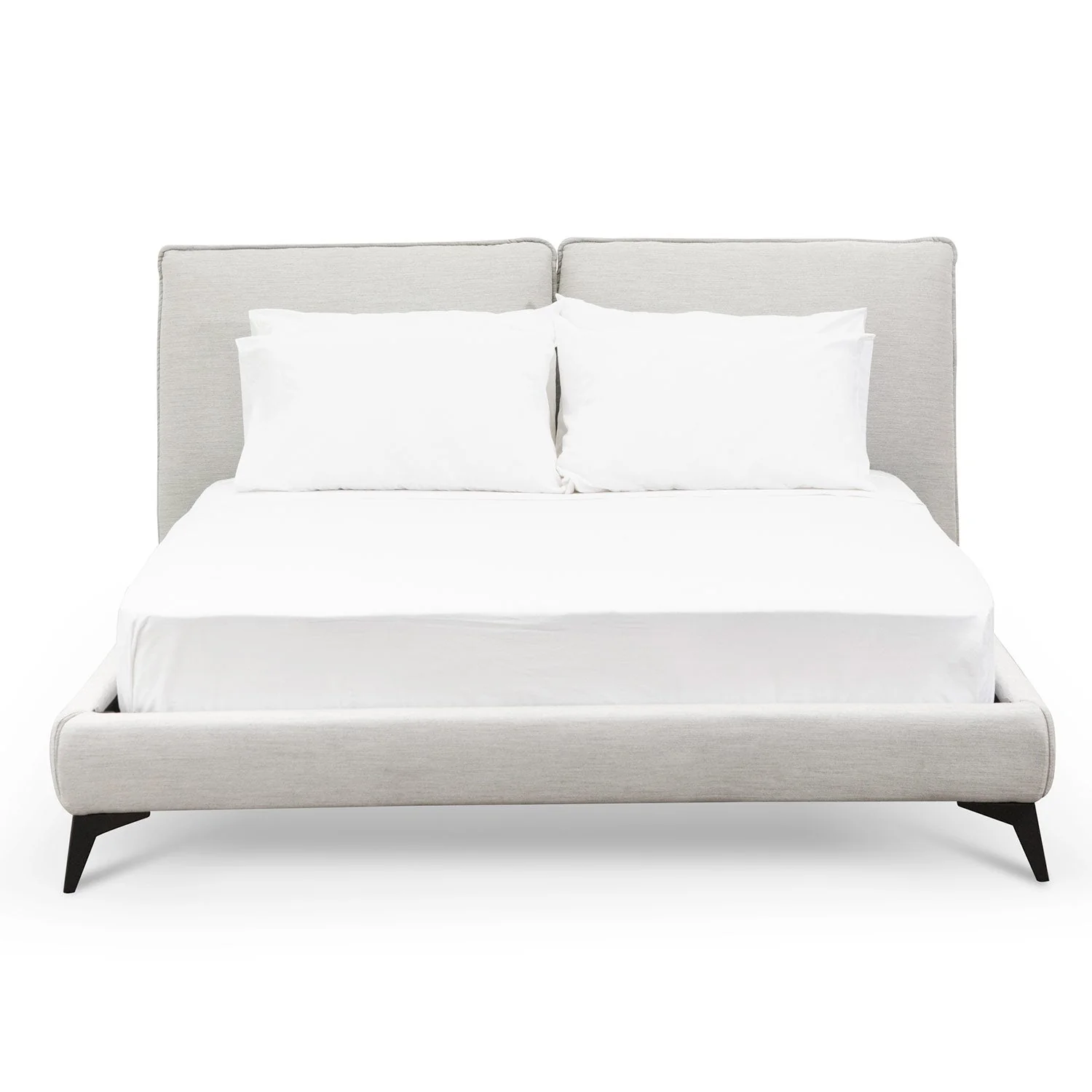 CBD8392-YO Fabric King Bed - Pearl Grey - Image 2