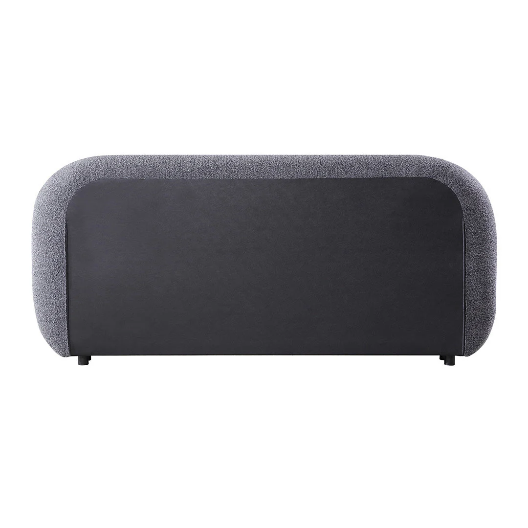 CBD8397-YO Queen Bed Frame - Charcoal Pepper Boucle - Image 14