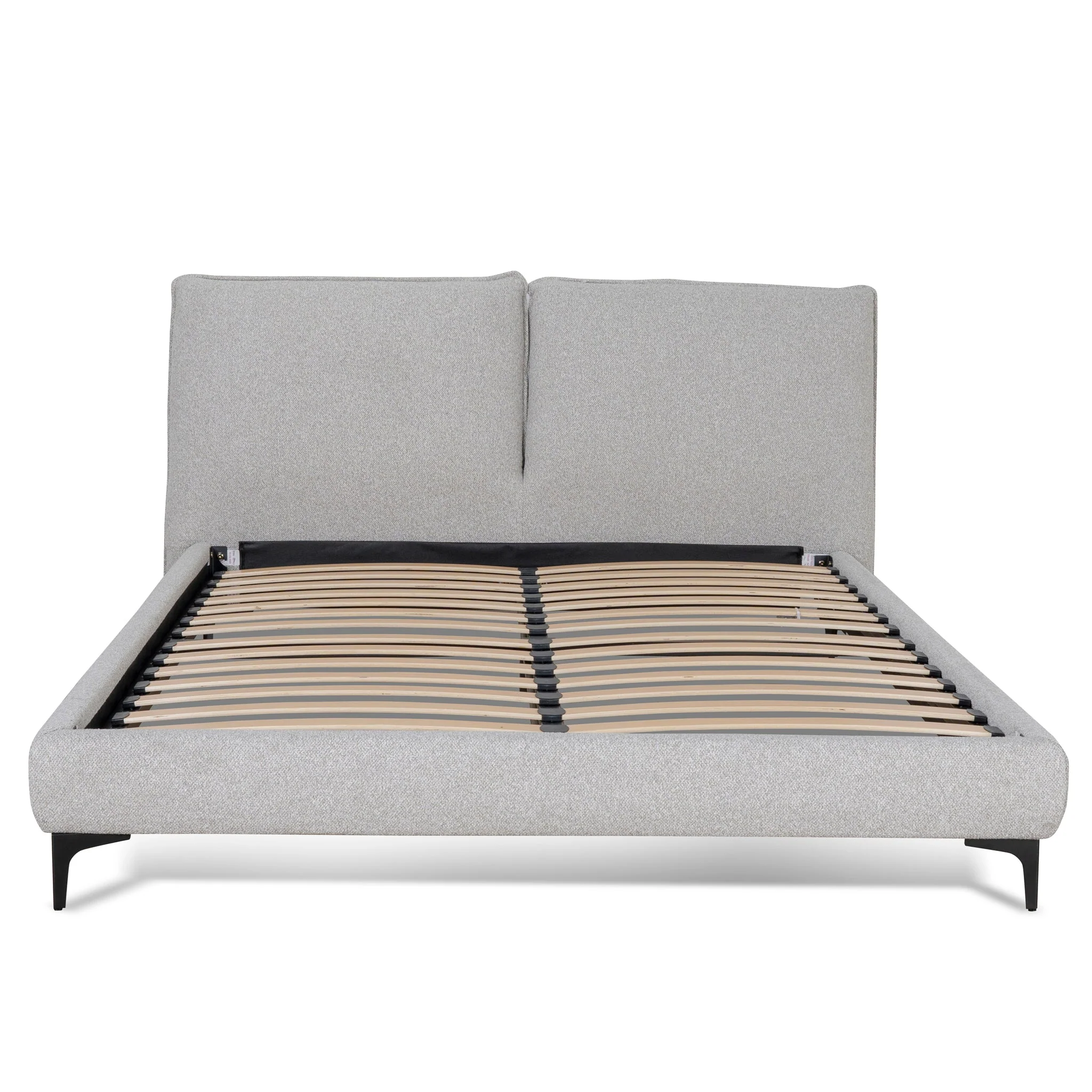 CBD8826-YO Fabric Queen Bed Frame - Clay Grey - Image 2