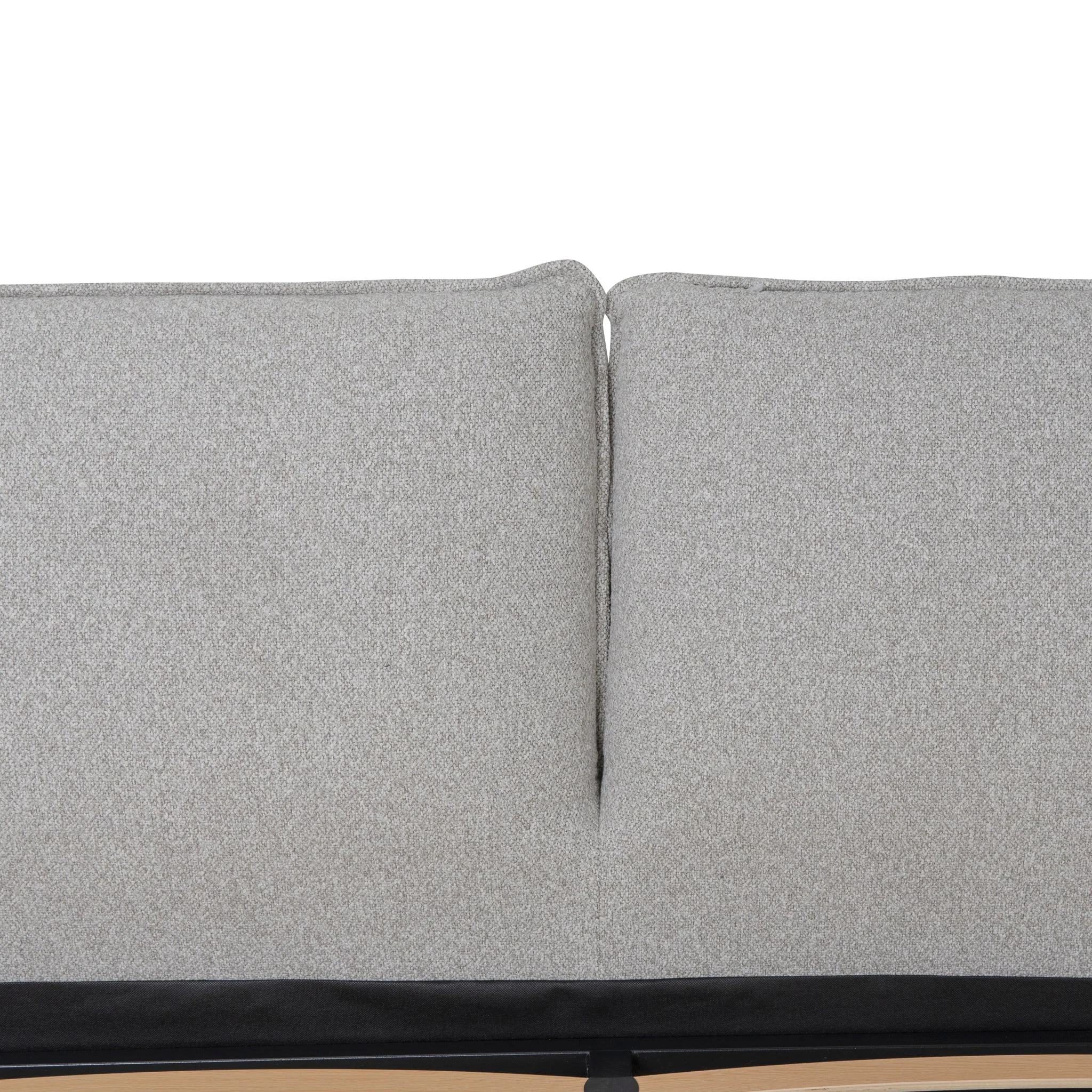 CBD8826-YO Fabric Queen Bed Frame - Clay Grey - Image 9