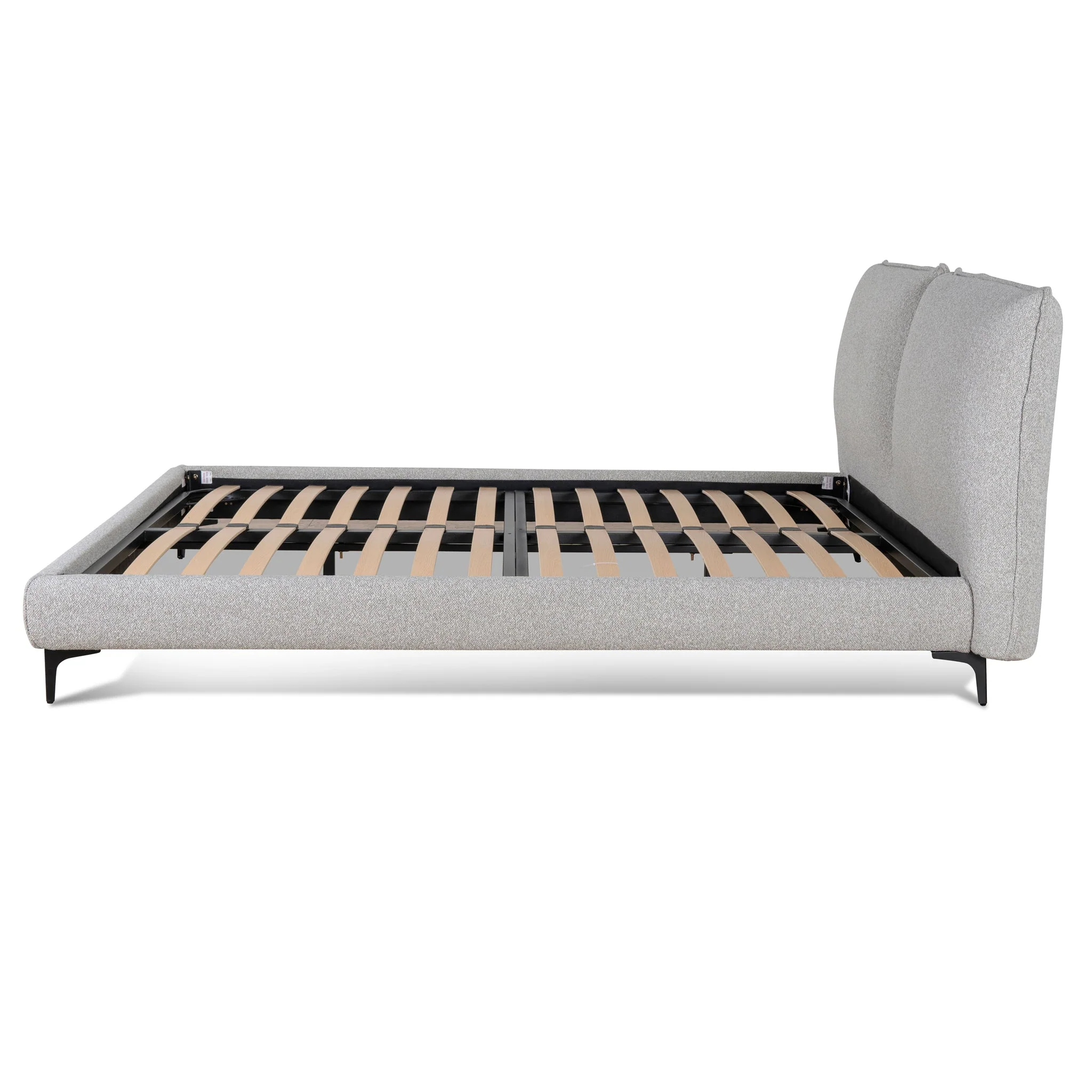 CBD8827-YO Fabric King Bed Frame - Clay Grey - Image 13
