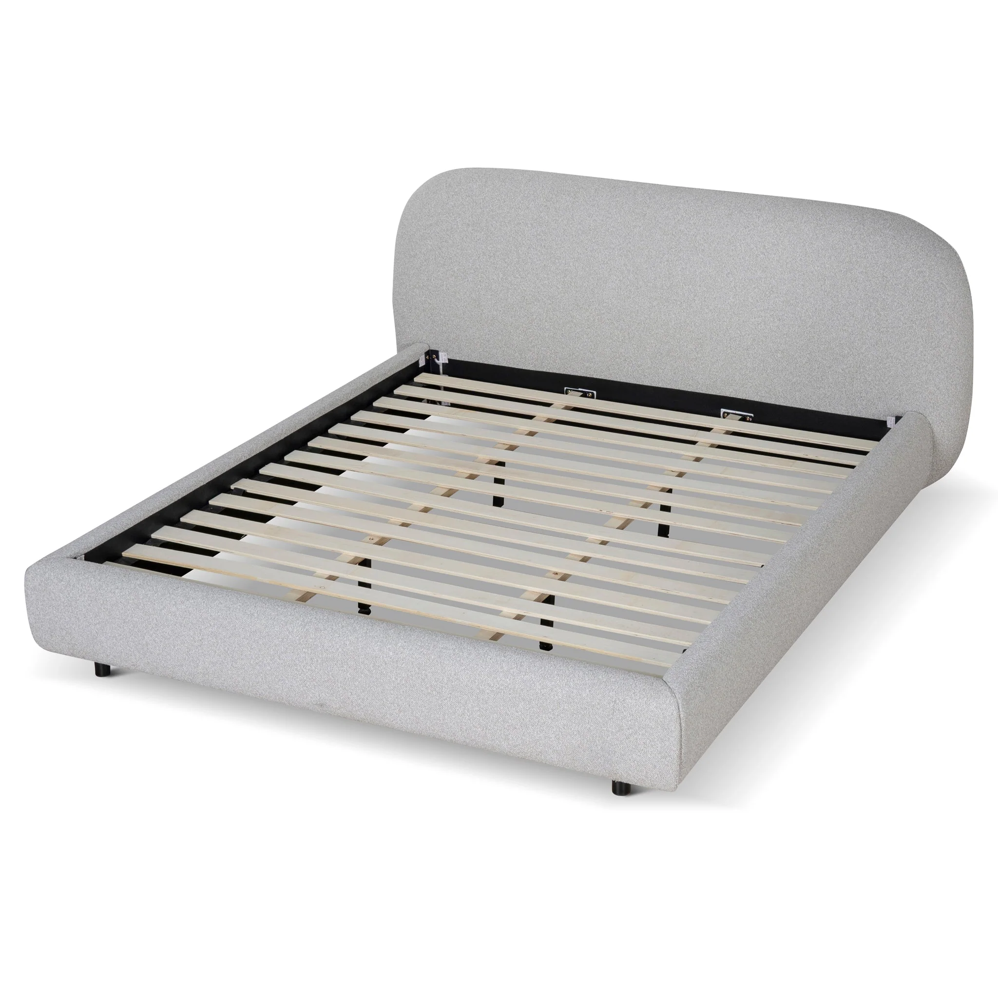 CBD8828-YO Queen Bed Frame - Clay Grey - Image 4