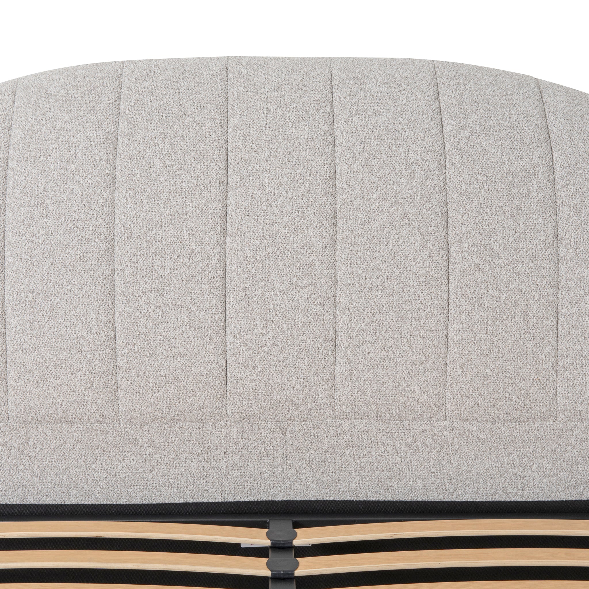 CBD8831-YO Fabric Queen Bed Frame - Clay Grey - Image 10