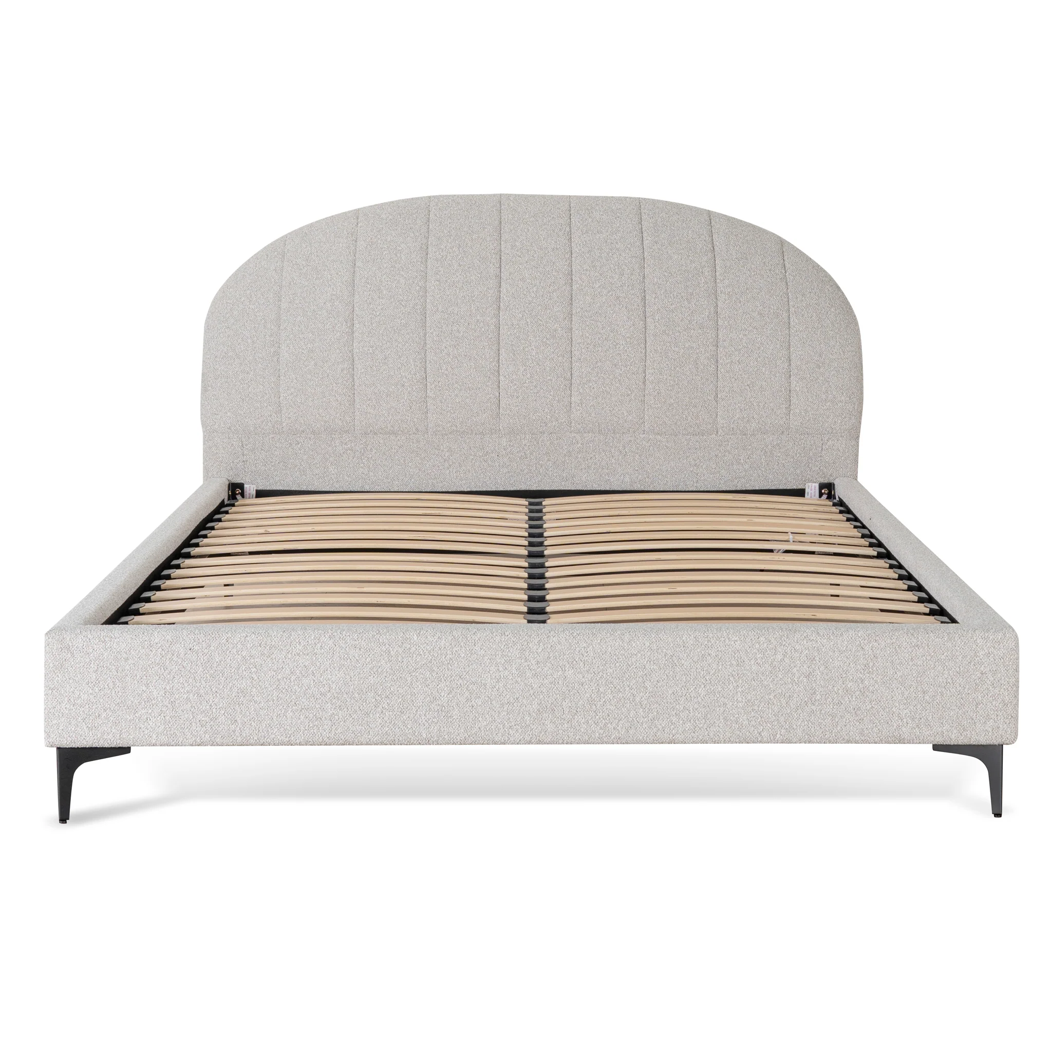 CBD8831-YO Fabric Queen Bed Frame - Clay Grey - Image 2
