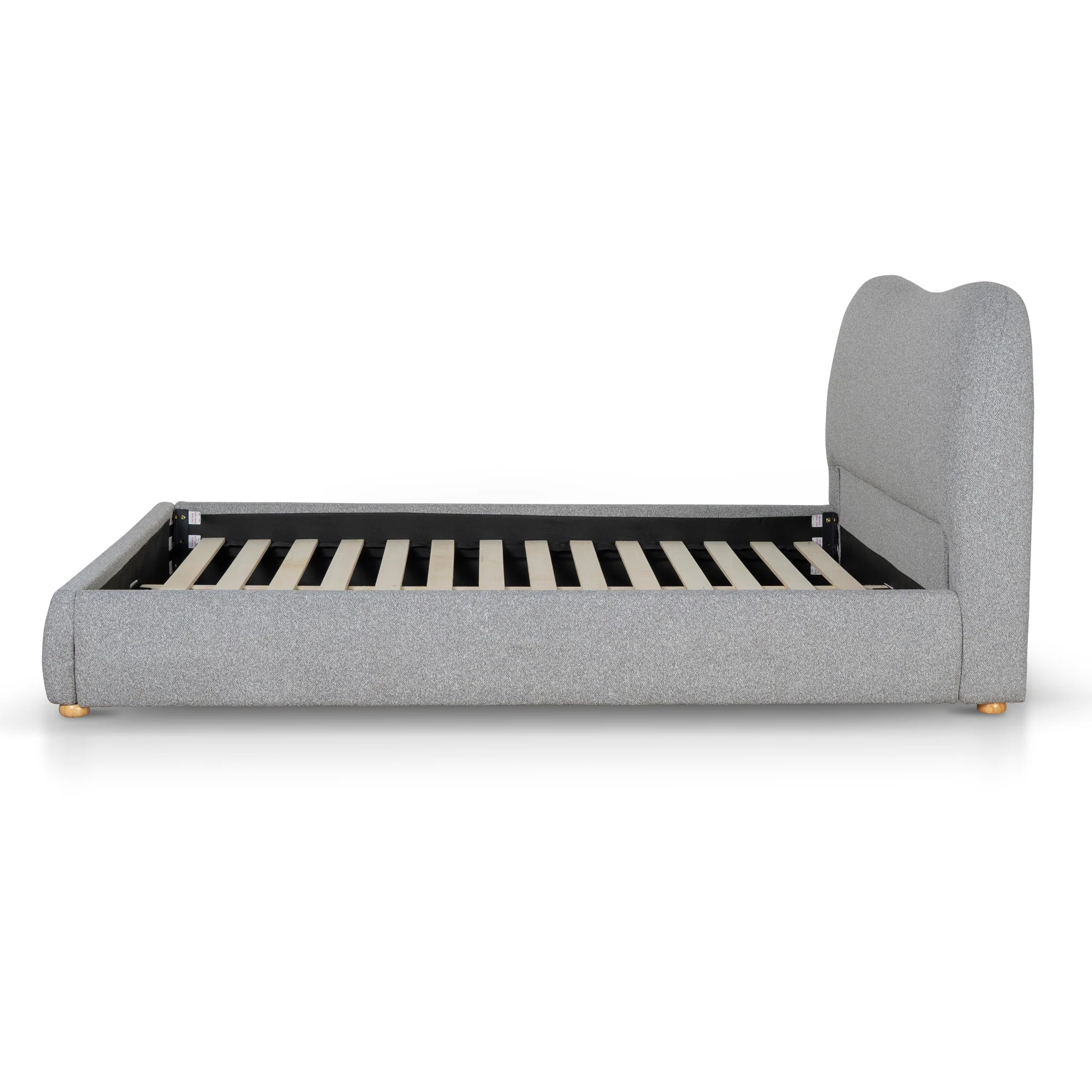 CBD8833-YO King Bed Frame - Storm Grey - Image 2