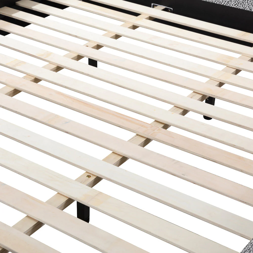 CBD8833-YO King Bed Frame - Storm Grey - Image 3