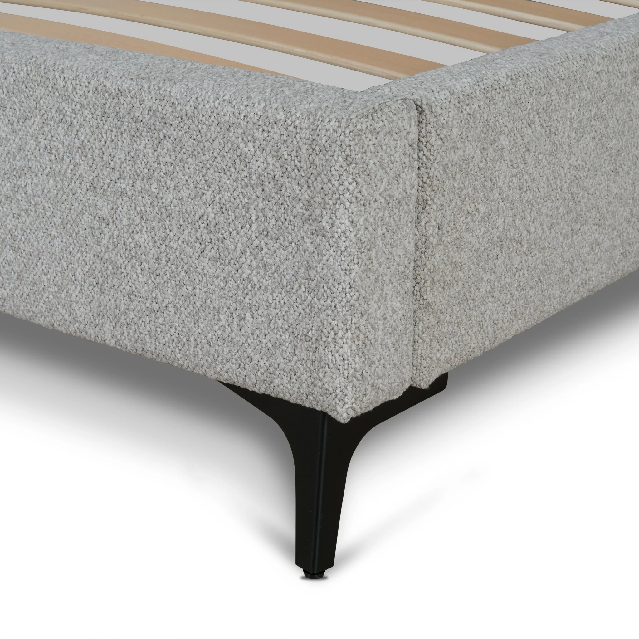 CBD8834-YO Queen Bed Frame - Clay Grey - Image 12