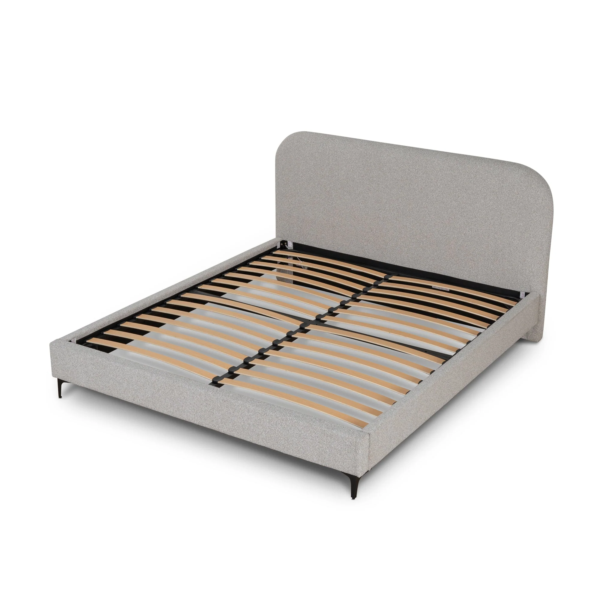 CBD8835-YO King Bed Frame - Clay Grey - Image 2