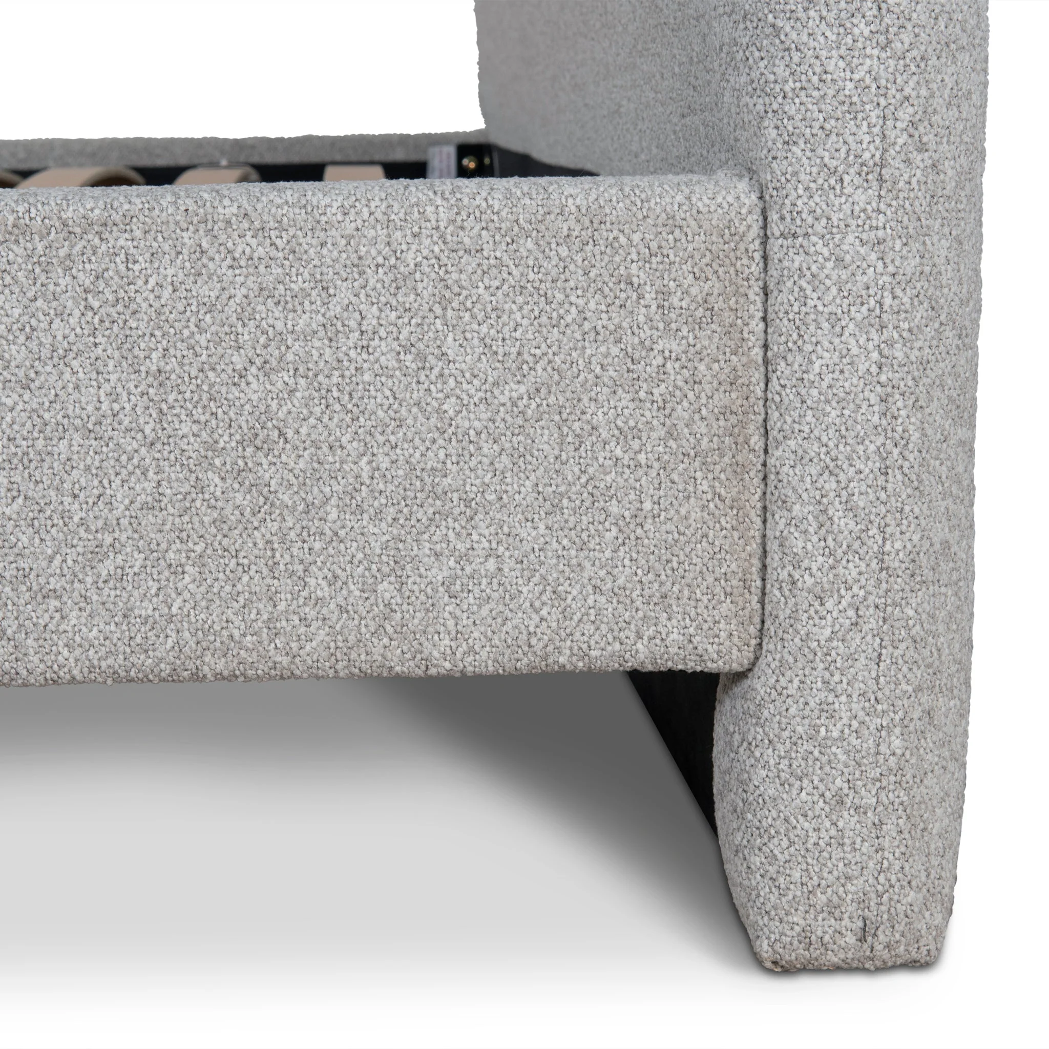 CBD8835-YO King Bed Frame - Clay Grey - Image 5
