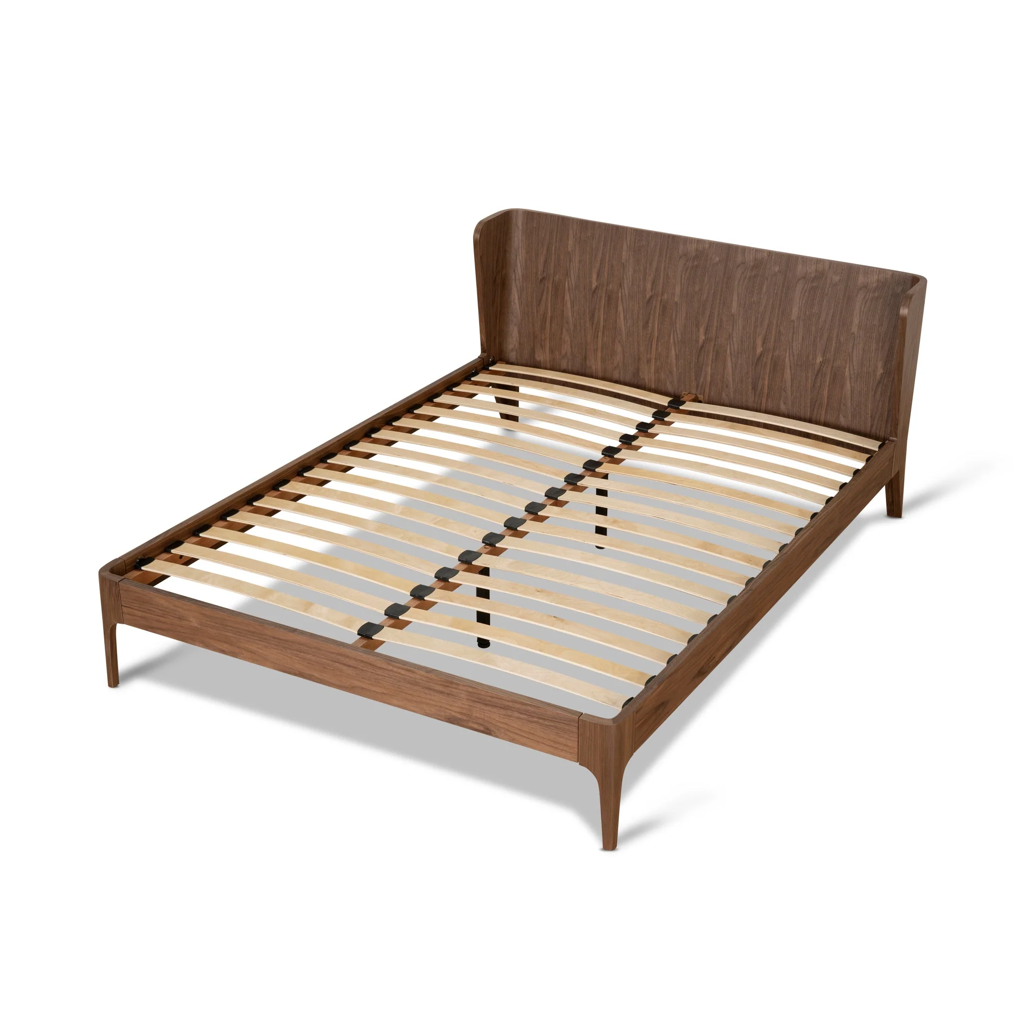 CBD8898-CN Queen Bed Frame - Walnut - Image 4