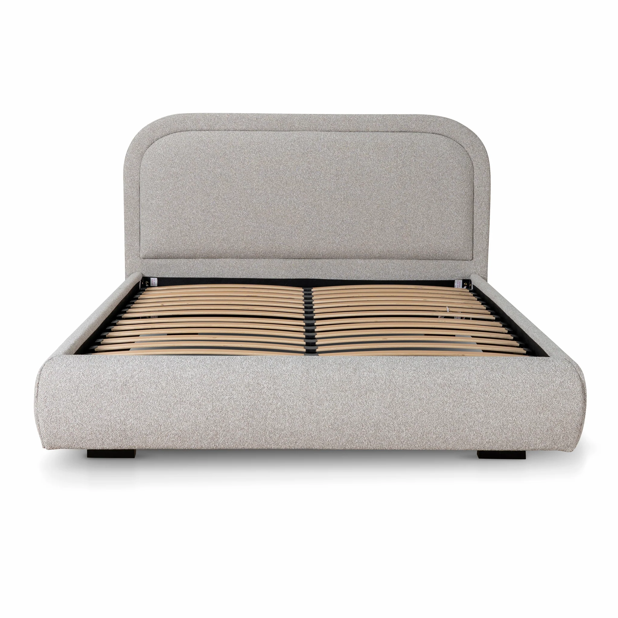 CBD8920-YO Fabric Queen Bed Frame - Clay Grey - Image 2