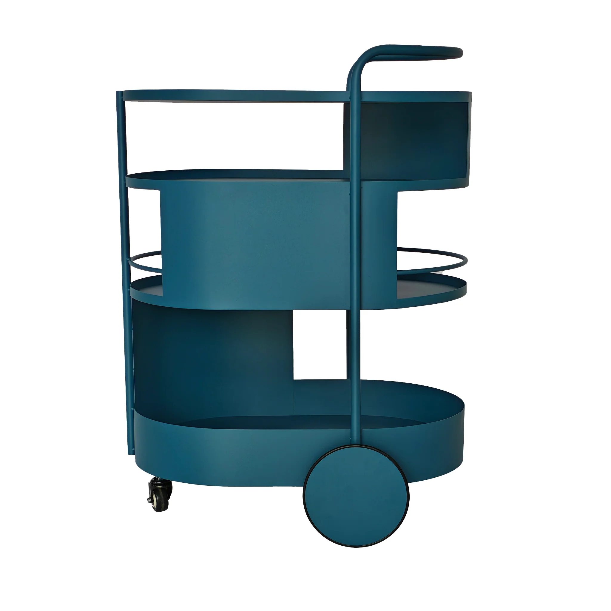 CBR12063-BC 63cm Bar Cart - Navy Blue - Image 5