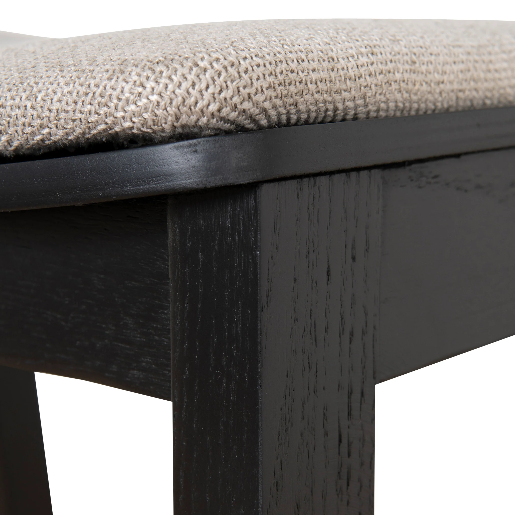 CBS10057-SD Black Bar Stool - Grey Seat - Image 11